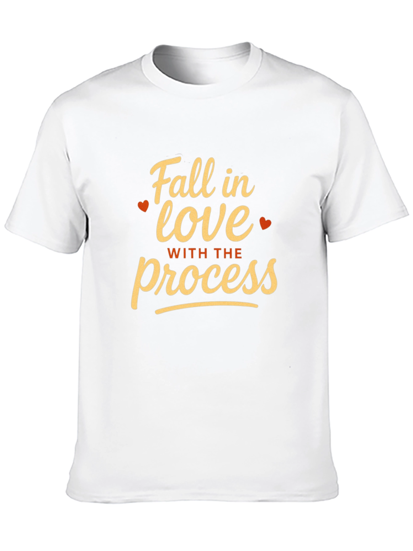 Fall in Love with the Process Black T-Shirt