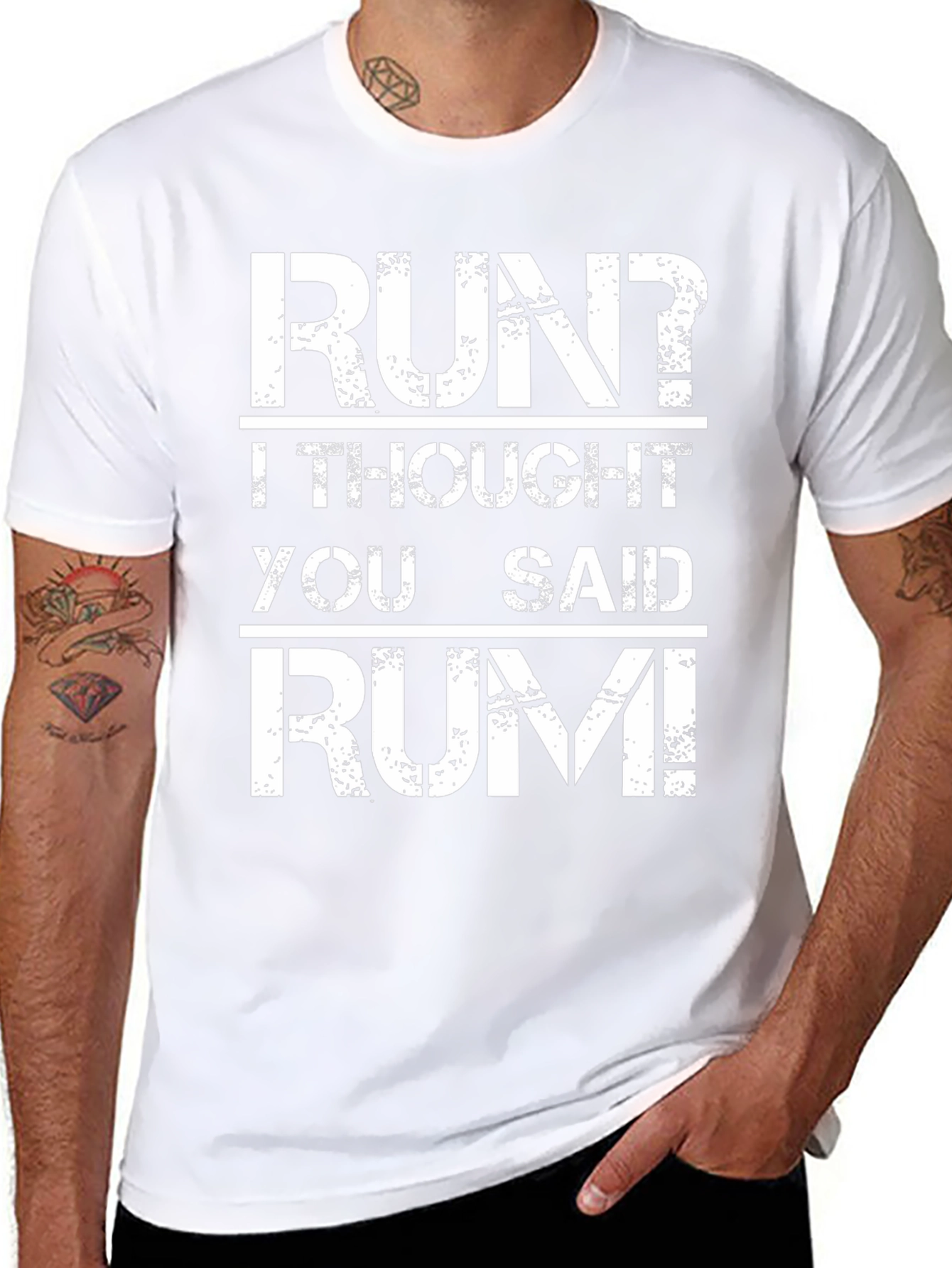 Run? I Thought You Said Rum! Graphic T-Shirt