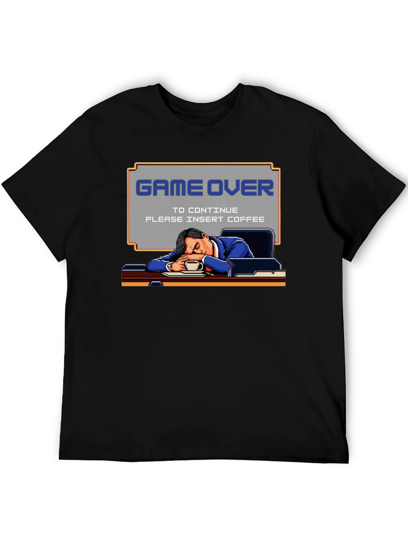 Game Over Insert Coffee T-Shirt