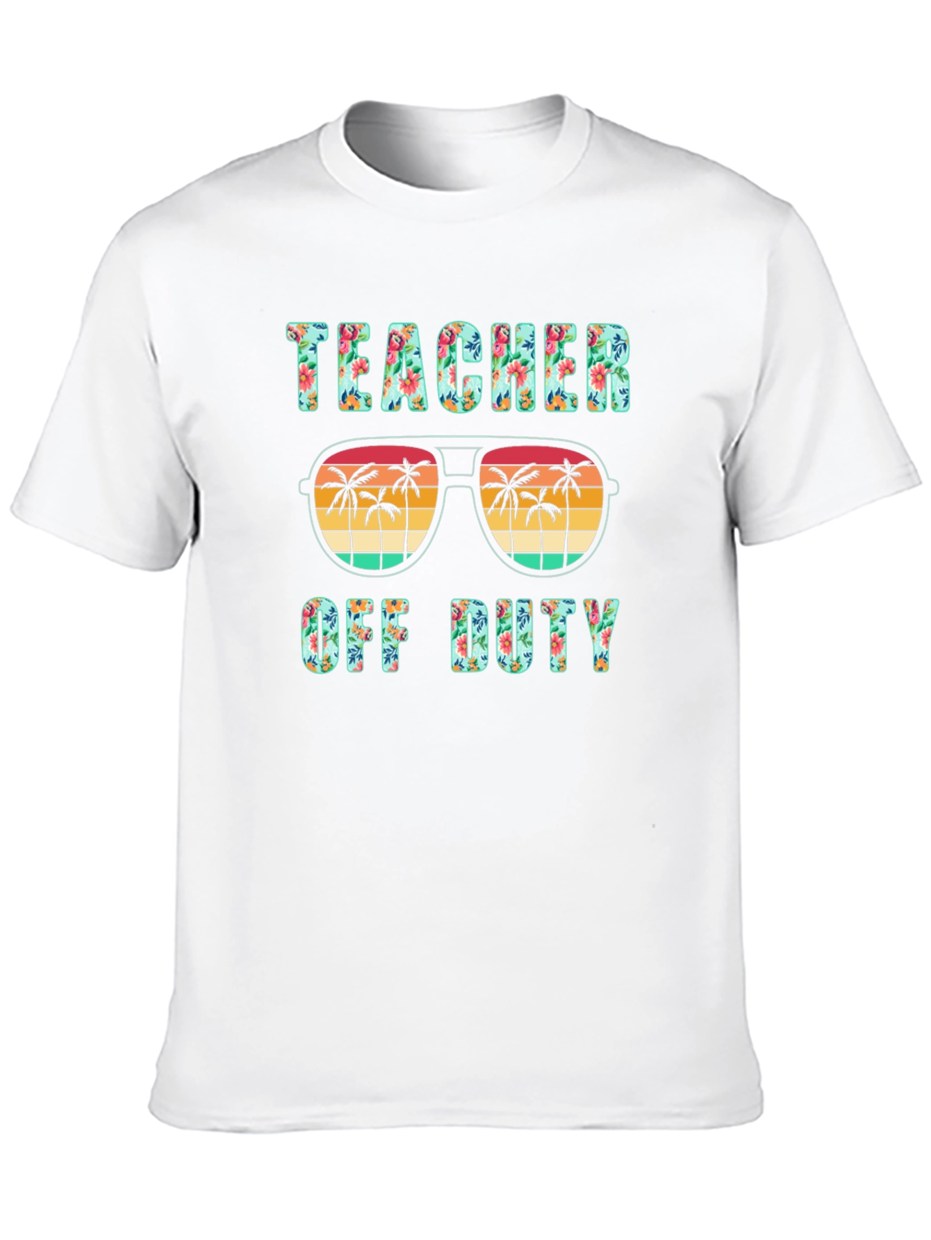 Teacher Off Duty Graphic T-Shirt - Summer Vacation