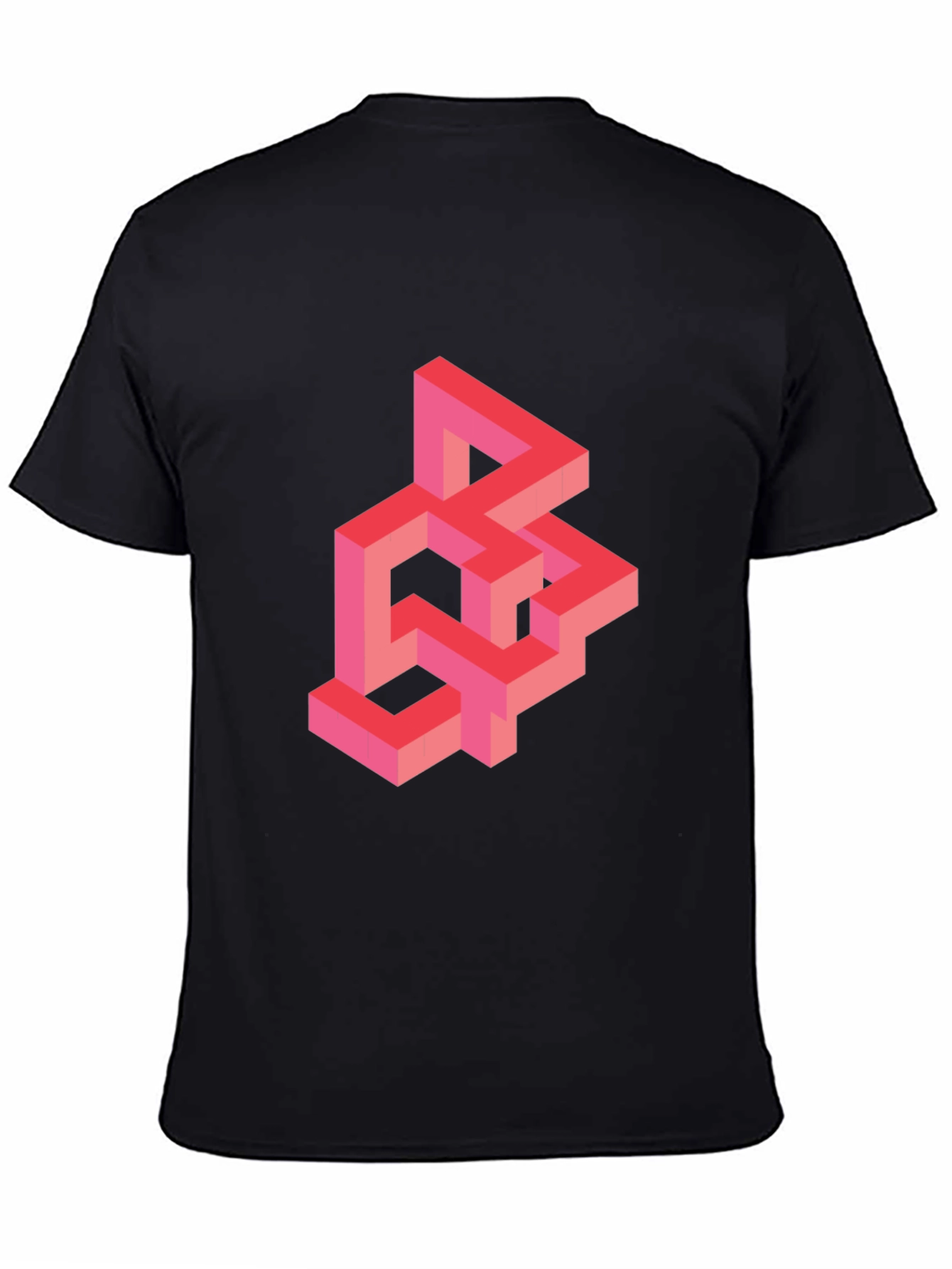 Geometric Illusion T-Shirt - Abstract Design