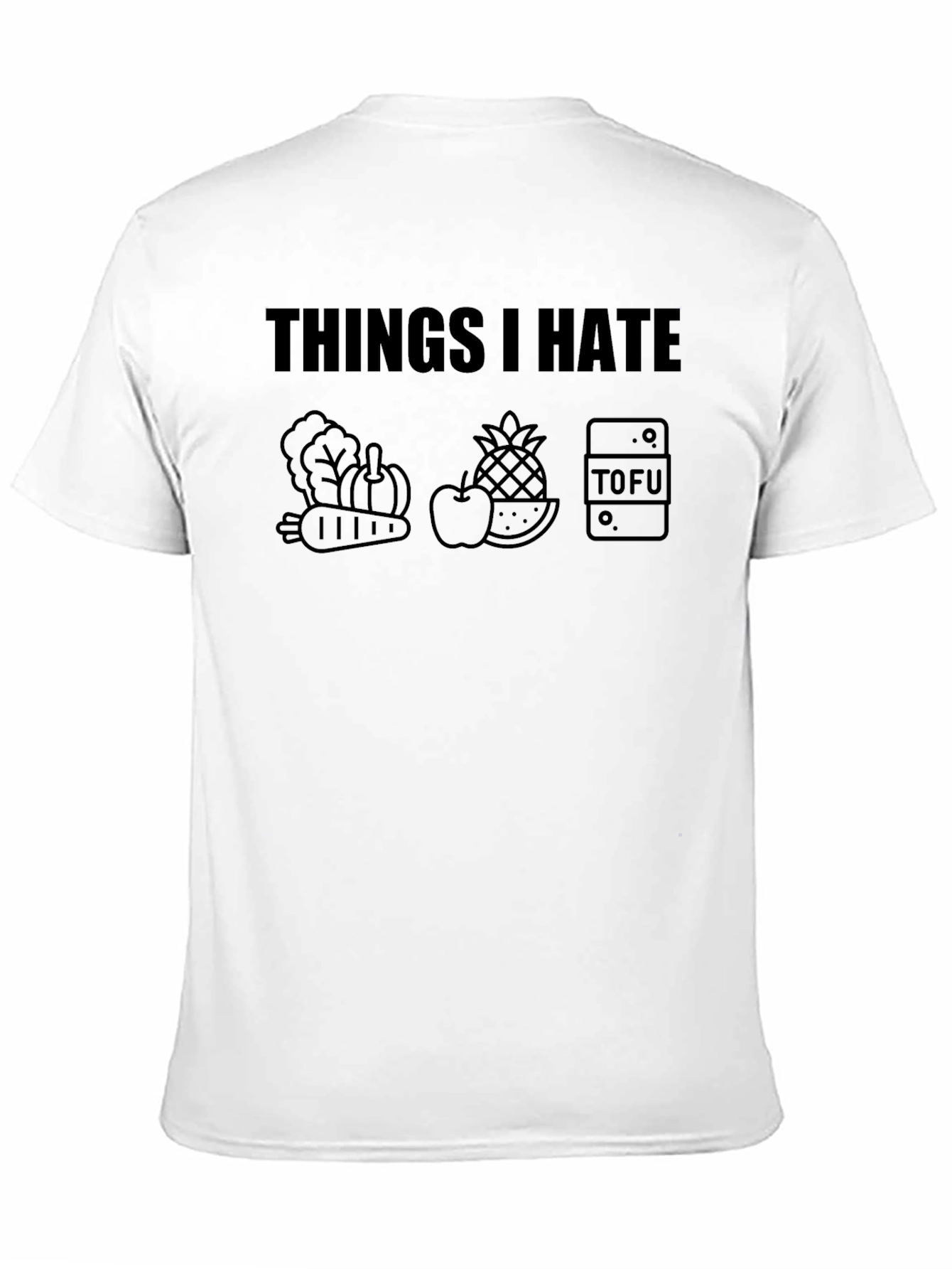 Things I Hate T-Shirt - Vegan Haters Tee