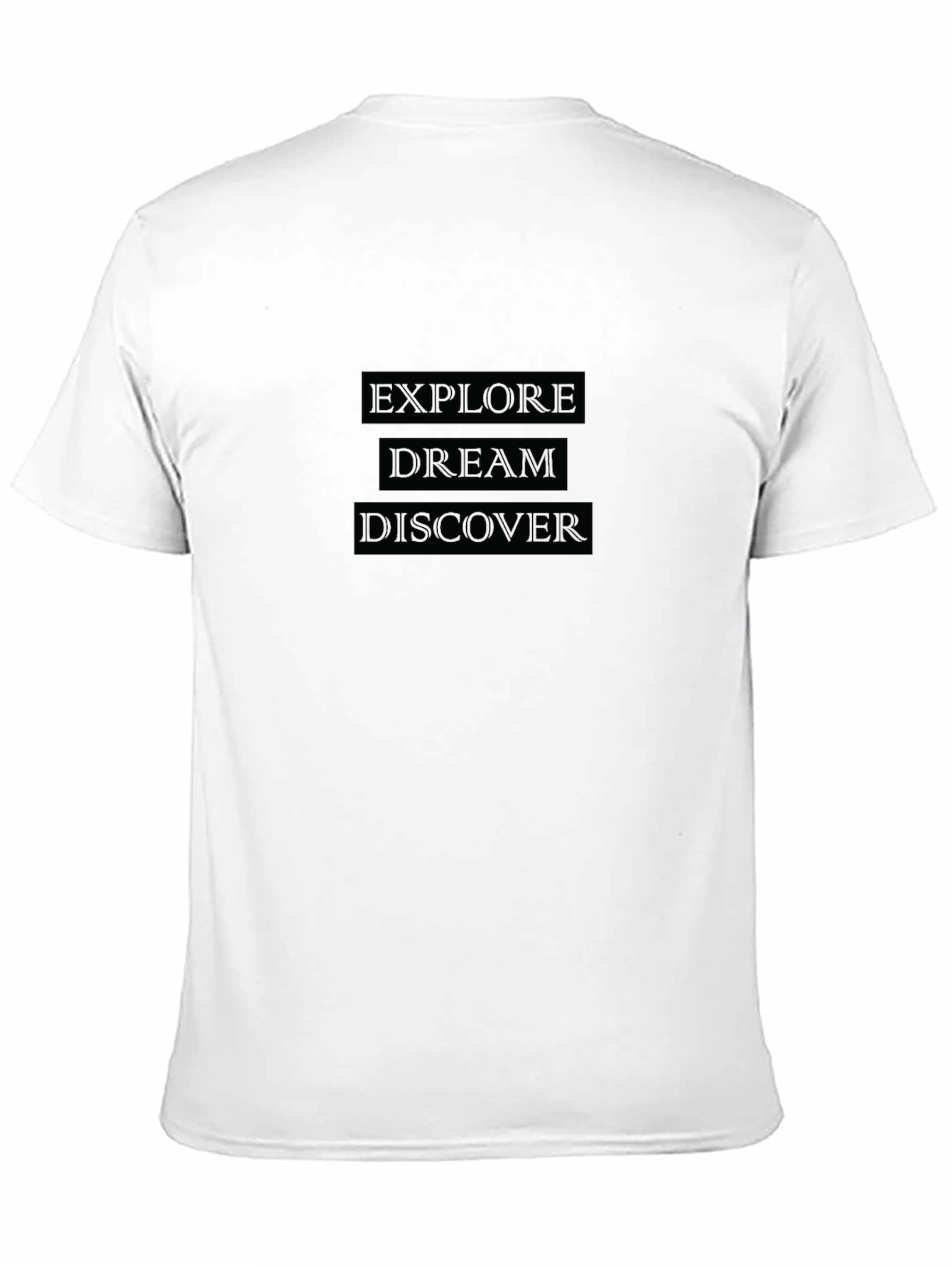 Explore Dream Discover Black T-Shirt