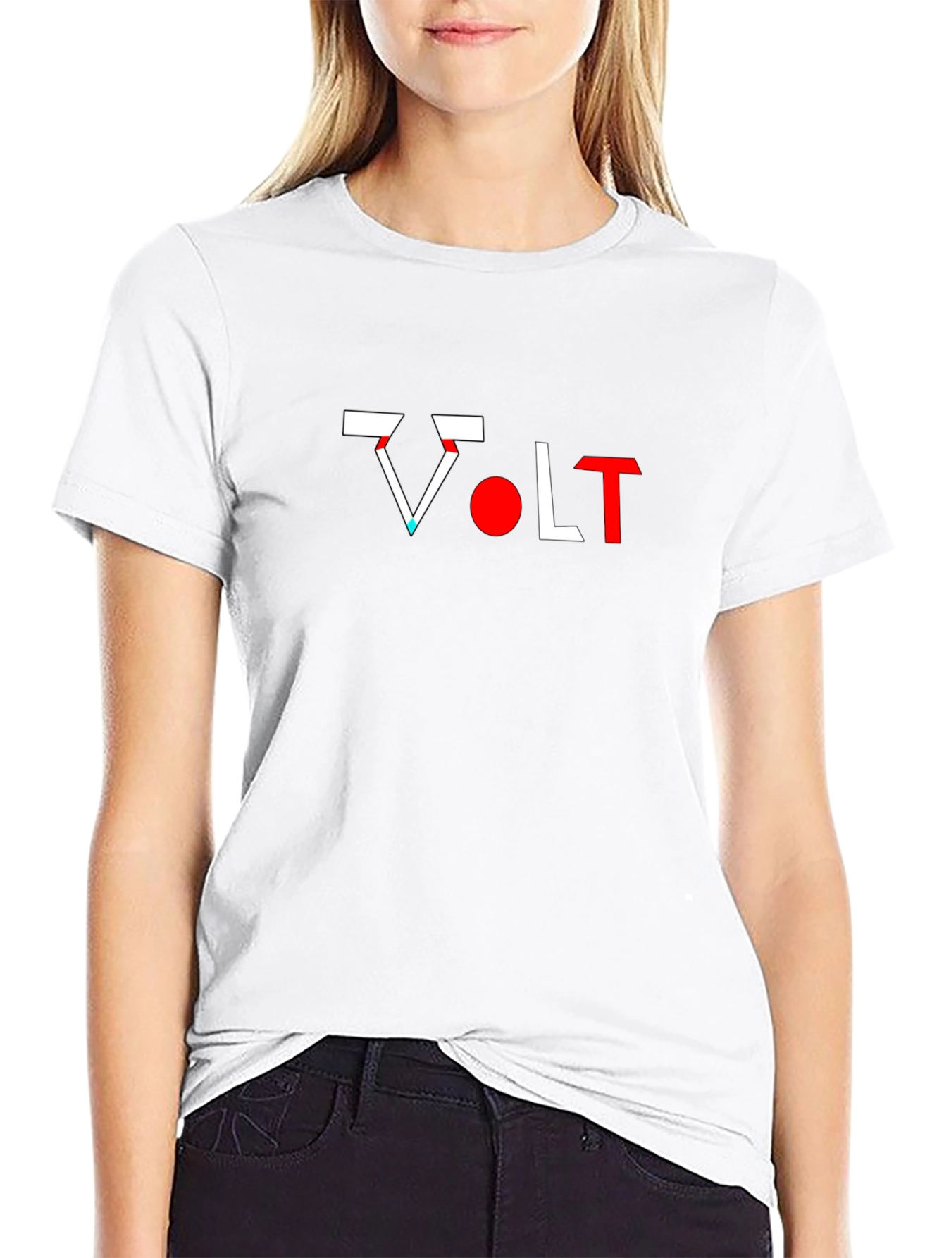 VOLT Graphic Print Black T-Shirt - Modern Streetwear