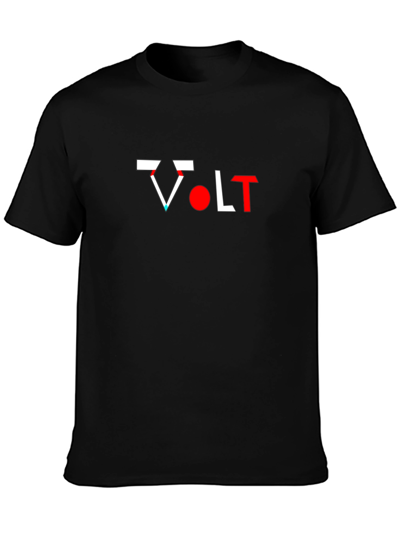 VOLT Graphic Print Black T-Shirt - Modern Streetwear