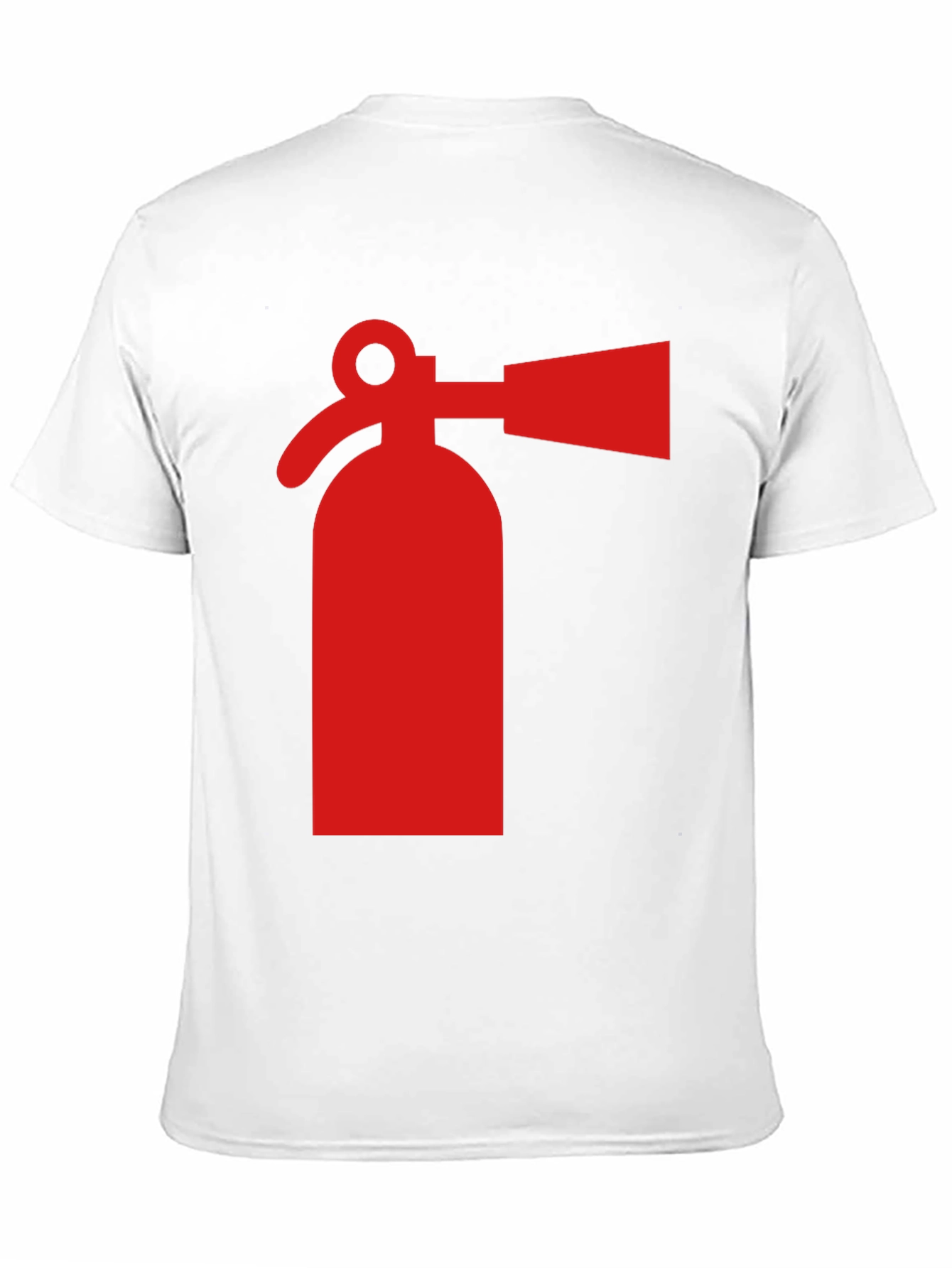 Fire Extinguisher Graphic Tee - Bold Statement Shirt