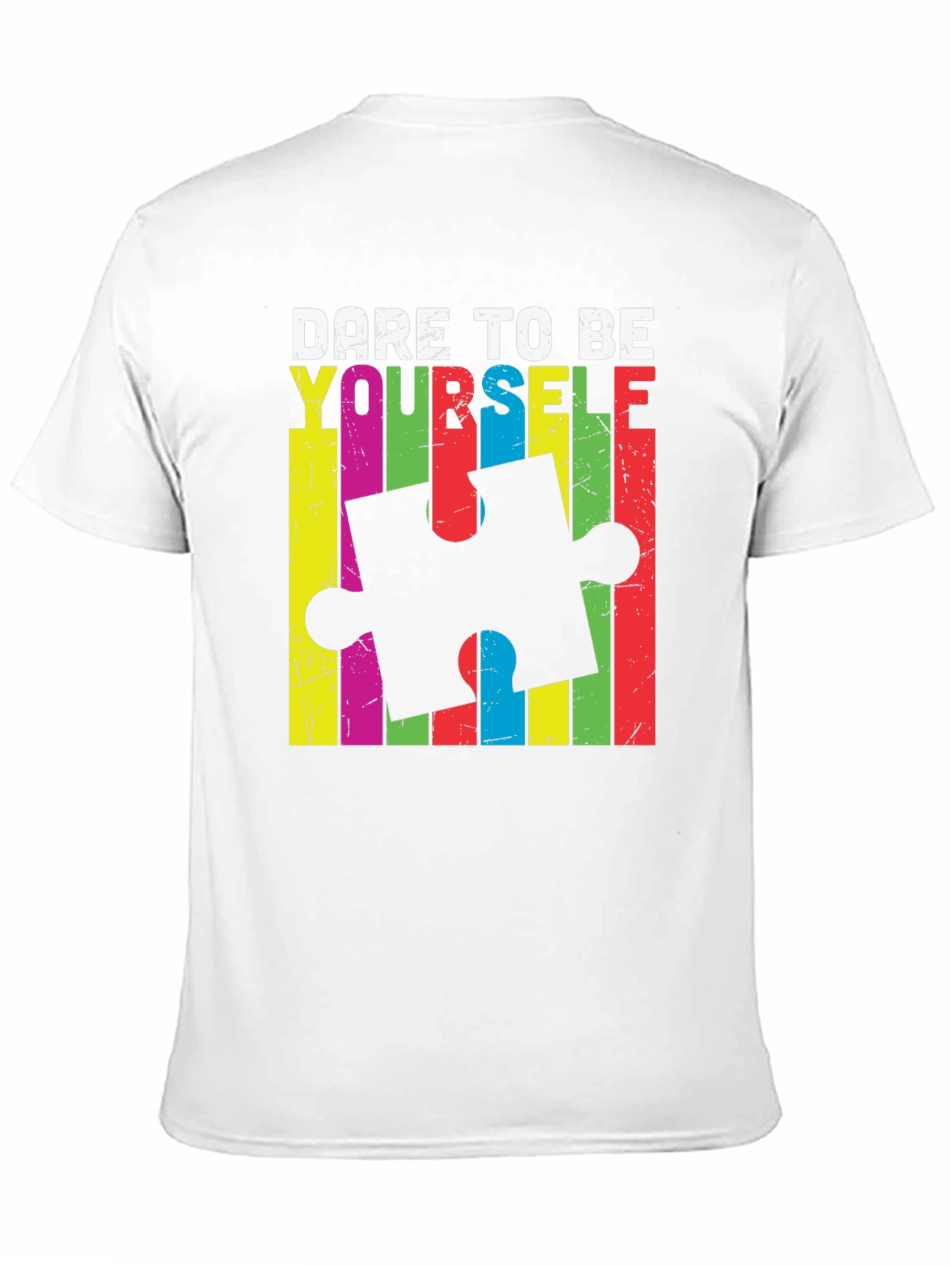 Dare to Be Yourself Autism Awareness T-Shirt