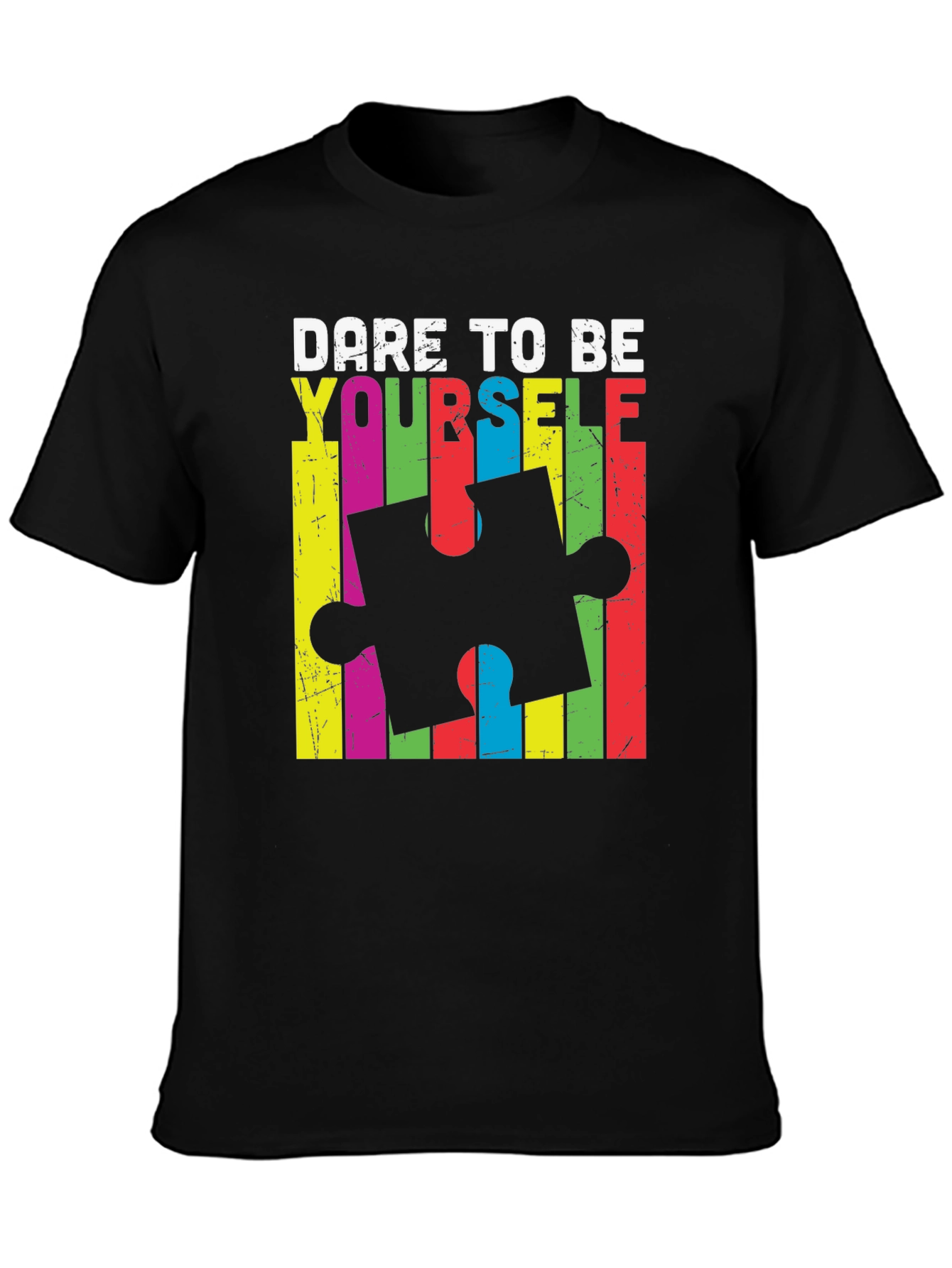 Dare to Be Yourself Autism Awareness T-Shirt