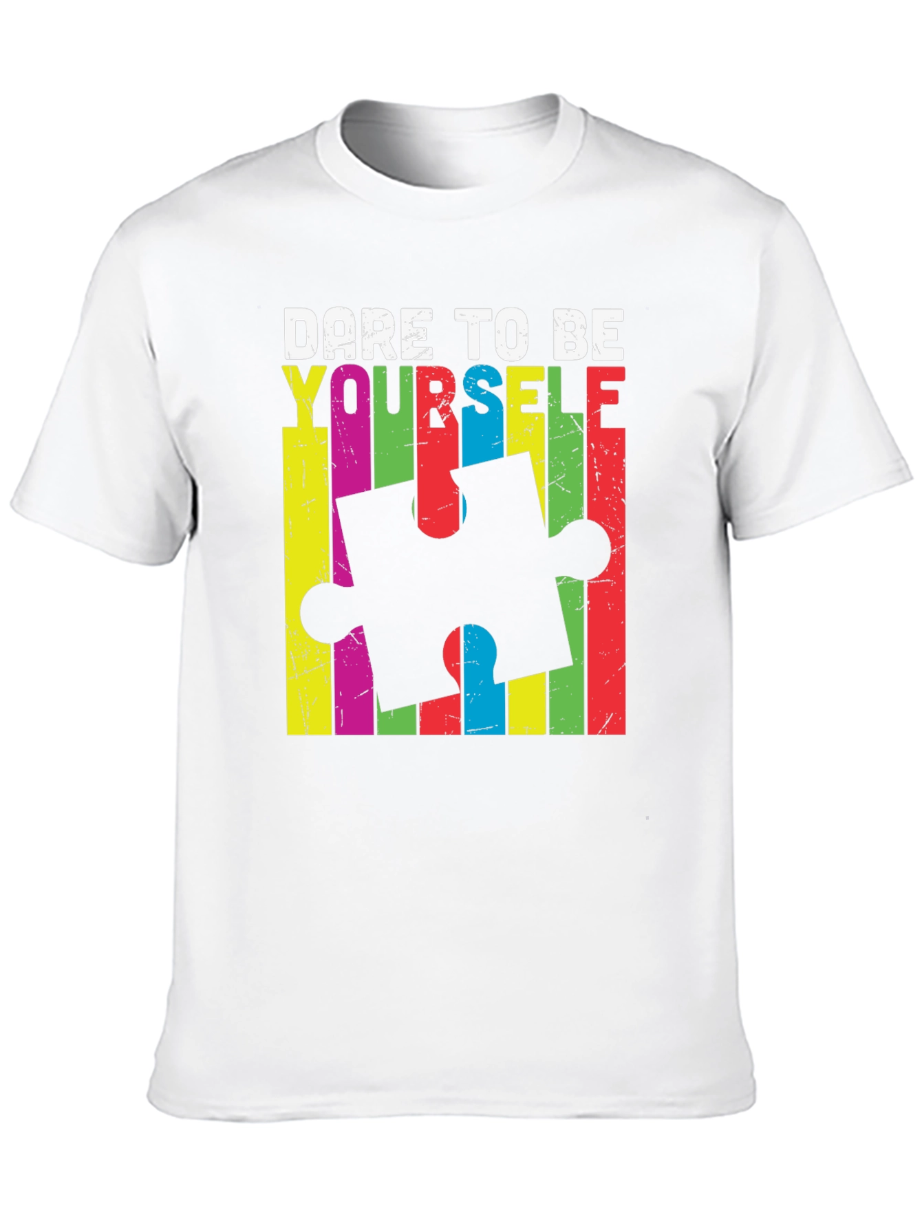 Dare to Be Yourself Autism Awareness T-Shirt