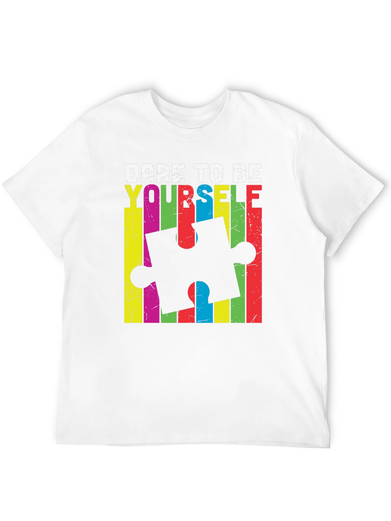 Dare to Be Yourself Autism Awareness T-Shirt