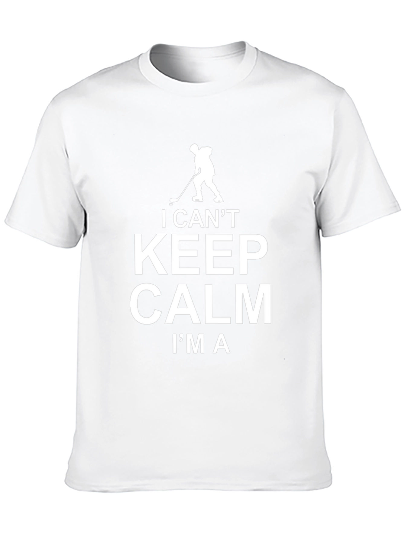 I Cant Keep Calm Im a Hockey Player T-Shirt