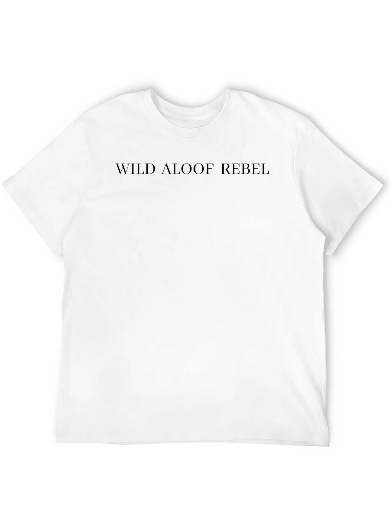 Wild Aloof Rebel Black T-Shirt