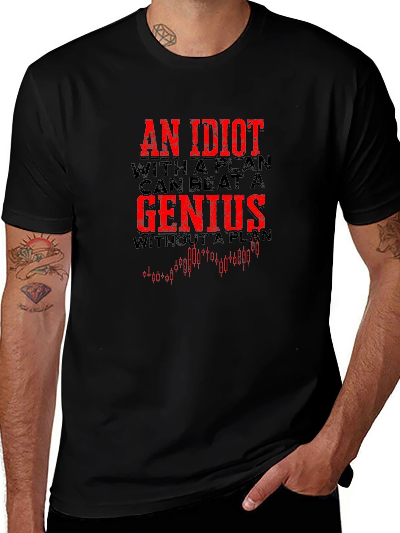 Idiot with a Plan Graphic Tee