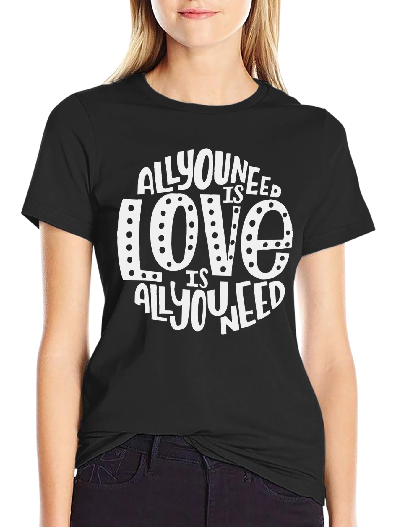 All You Need is Love T-Shirt - Black