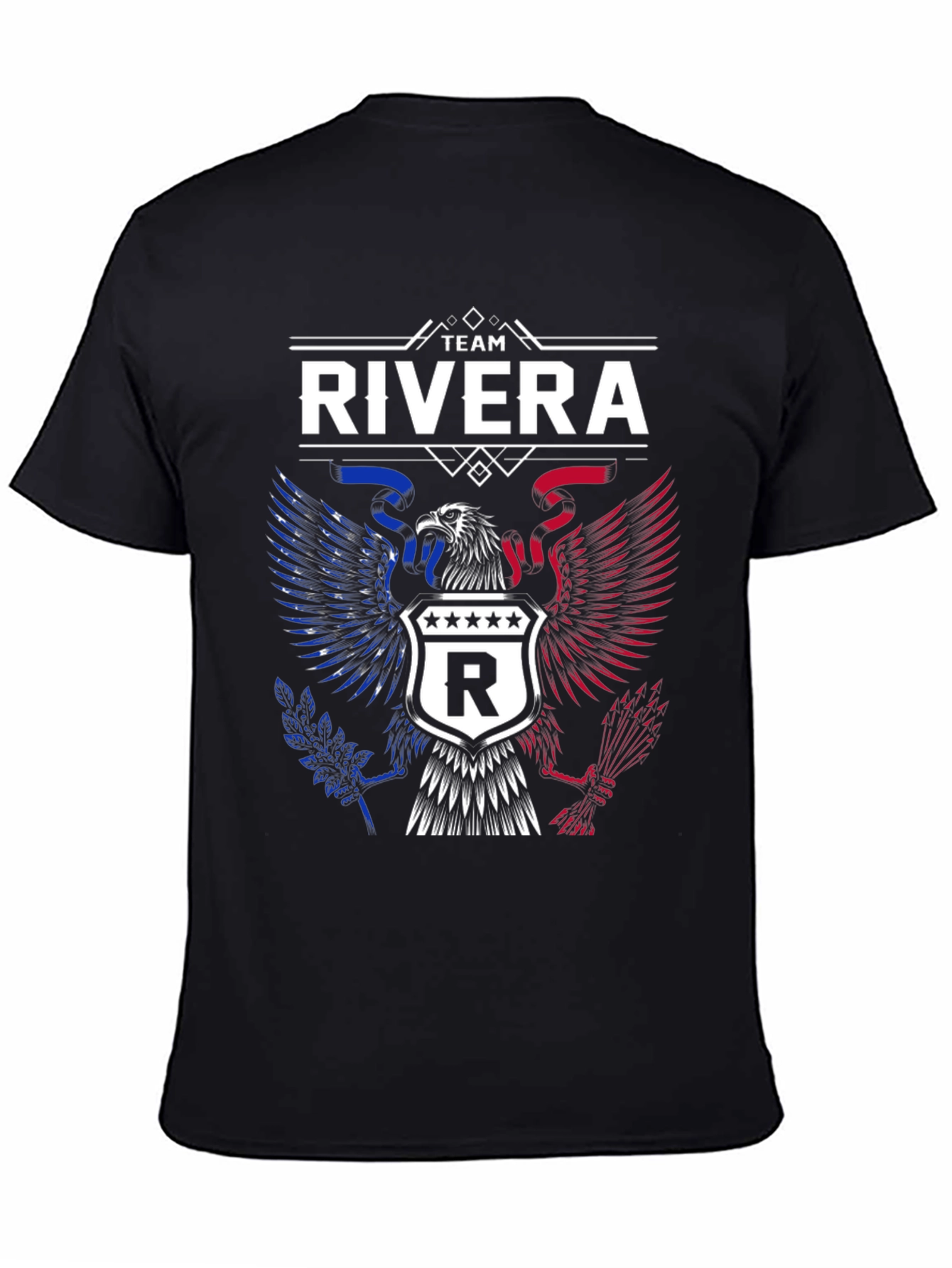 Team Rivera Eagle Crest Graphic T-Shirt