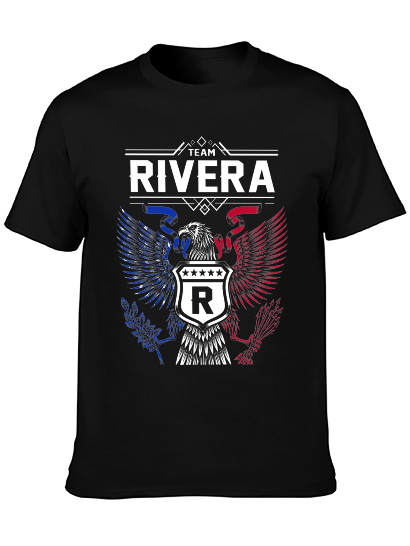 Team Rivera Eagle Crest Graphic T-Shirt