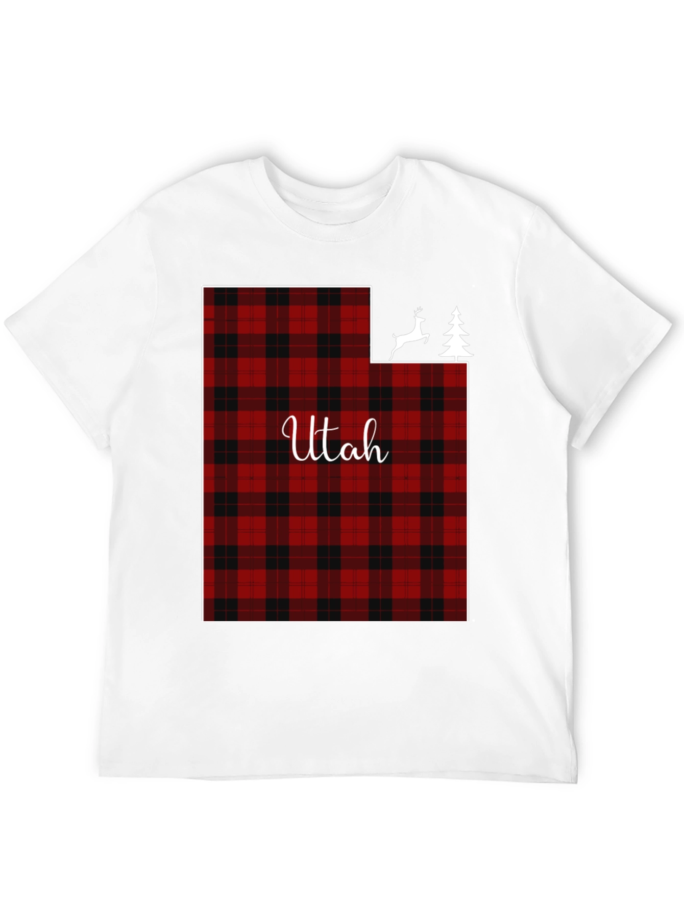 Utah Plaid State T-Shirt