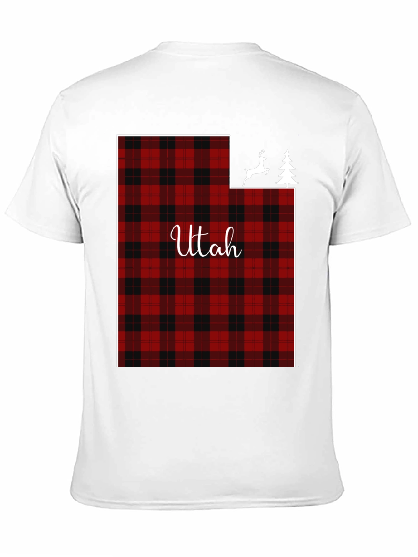 Utah Plaid State T-Shirt