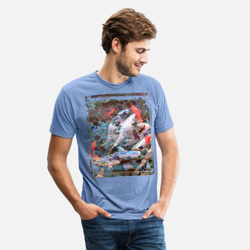 Japan Koi Fish Pond Collage Art 88