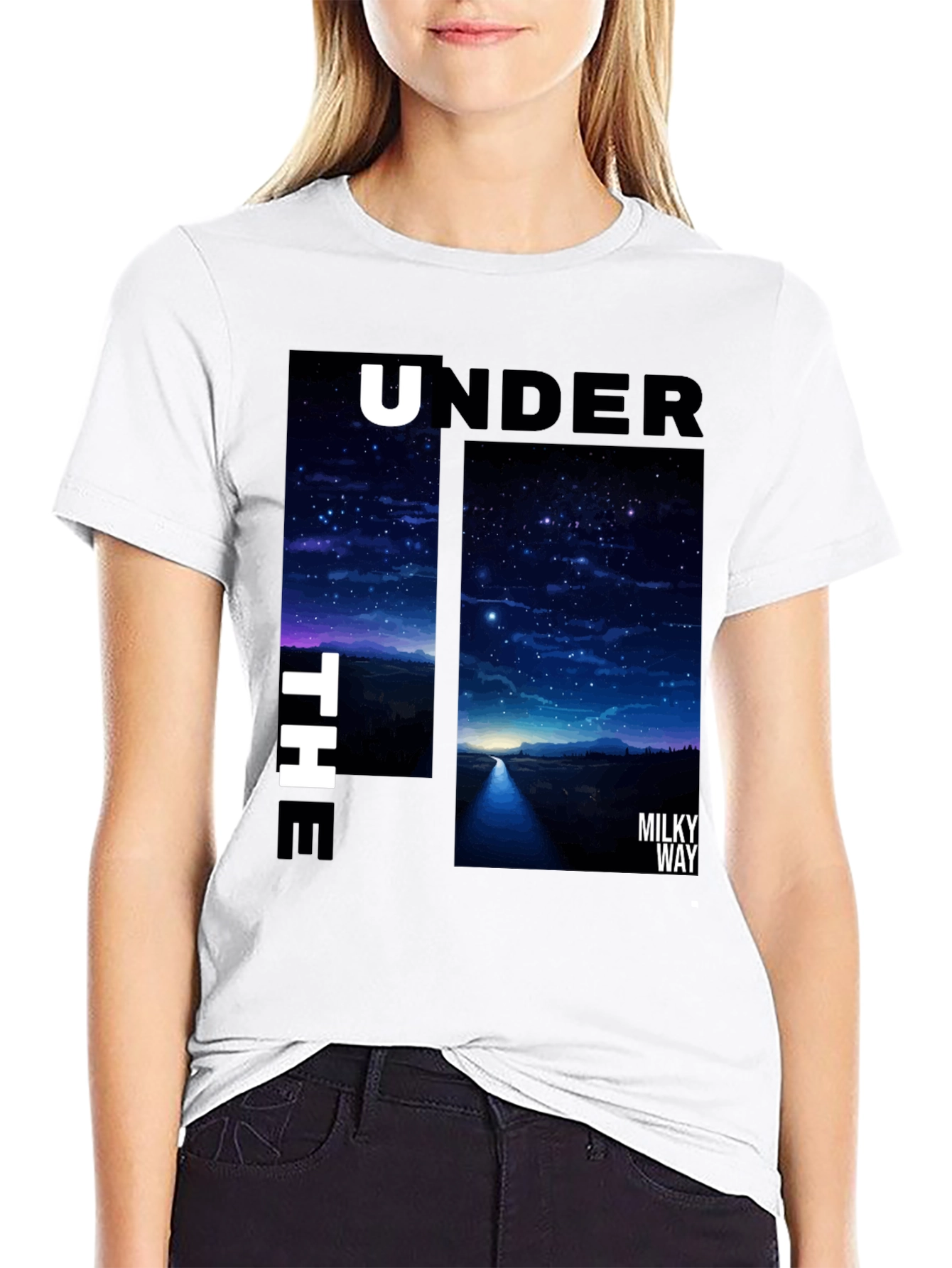 Under The Milky Way Graphic Tee