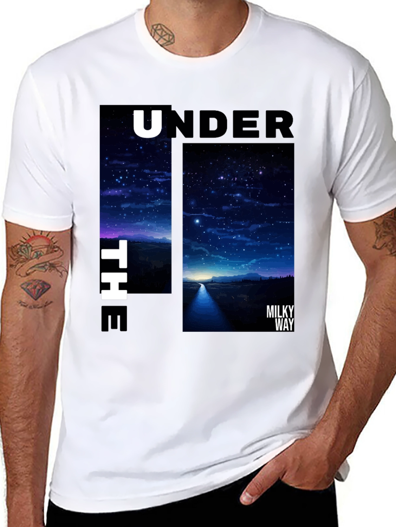 Under The Milky Way Graphic Tee