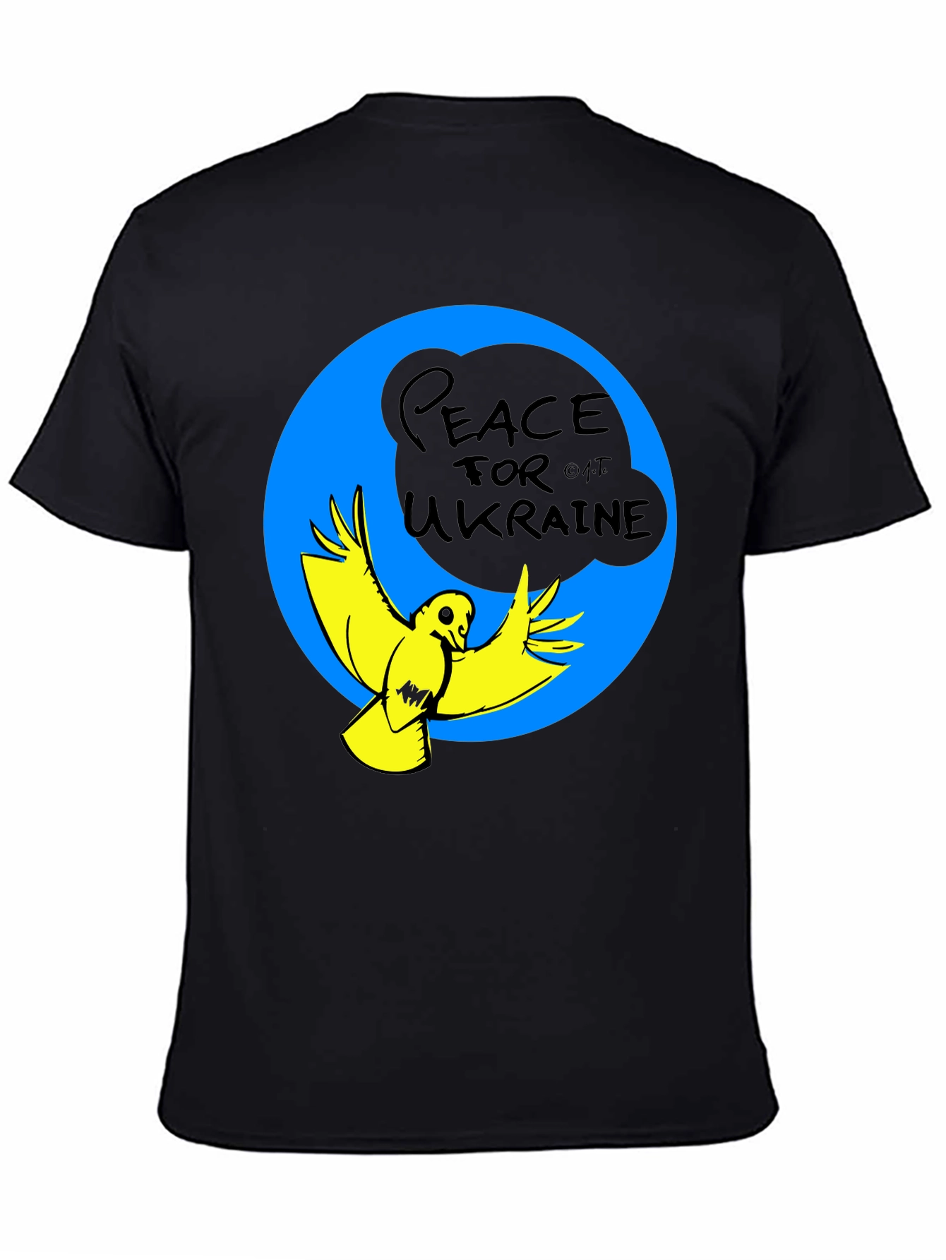 Peace for Ukraine T-Shirt - Dove Graphic Tee