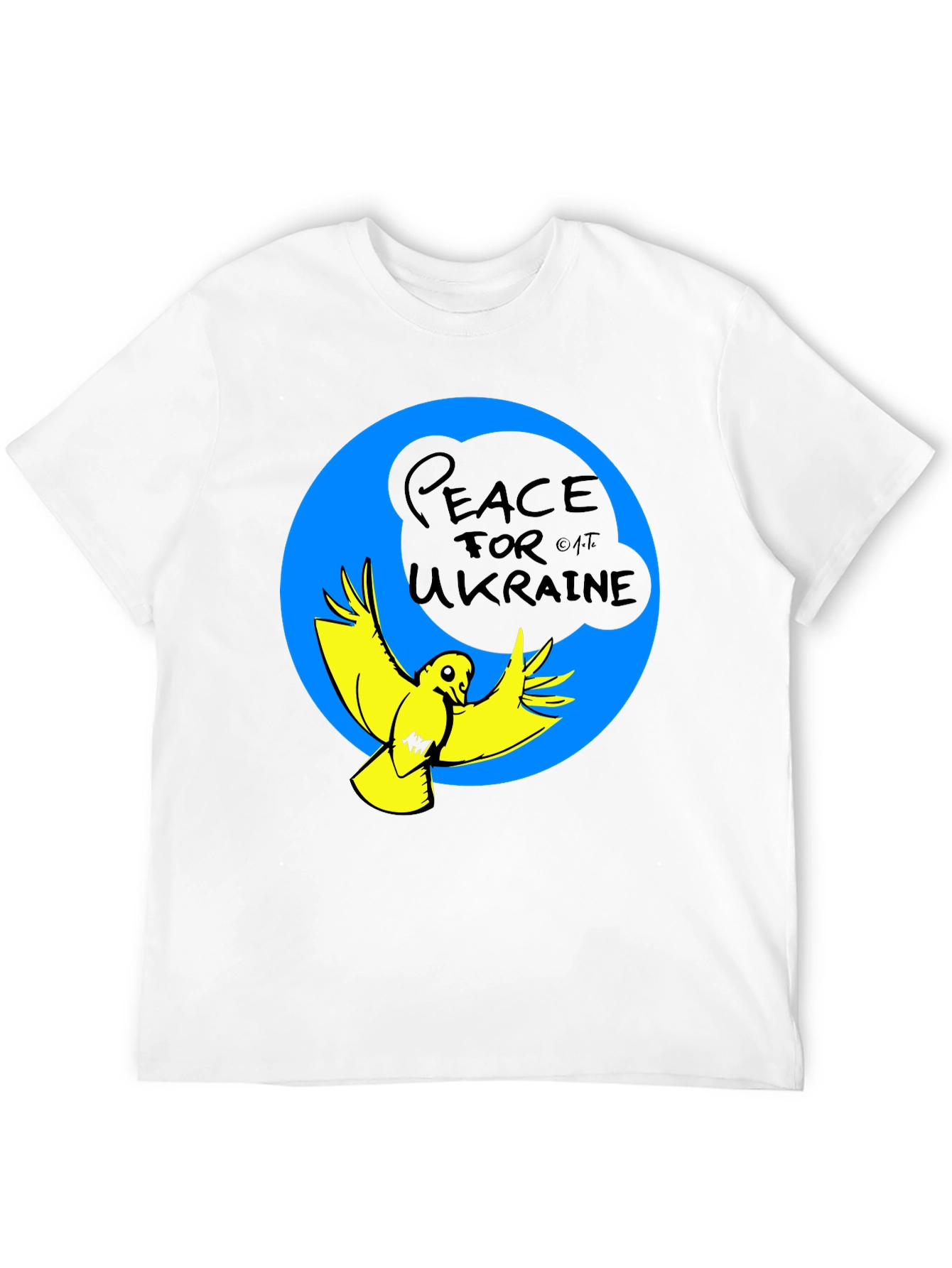 Peace for Ukraine T-Shirt - Dove Graphic Tee