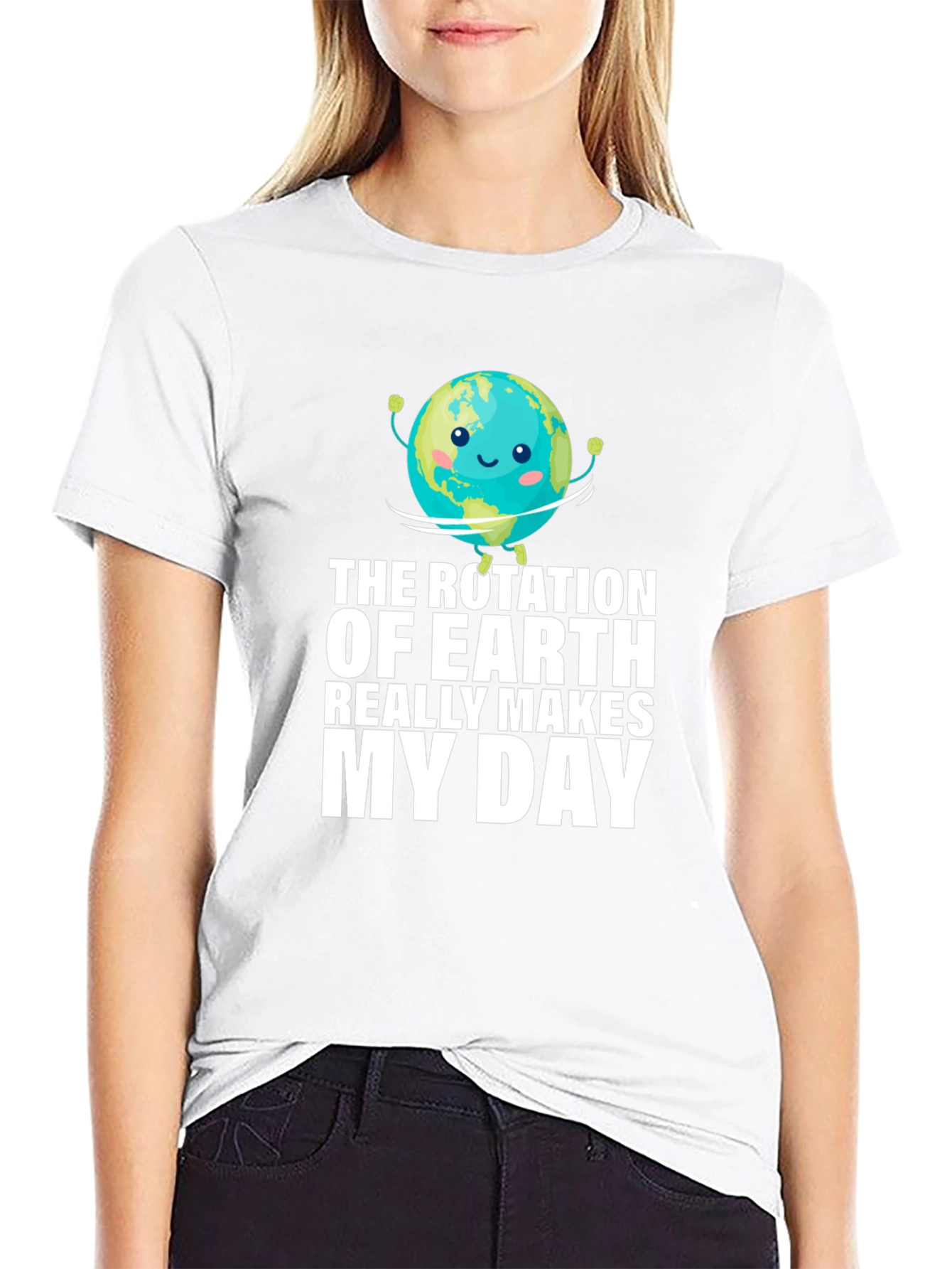 Earth Rotation Makes My Day Graphic T-Shirt