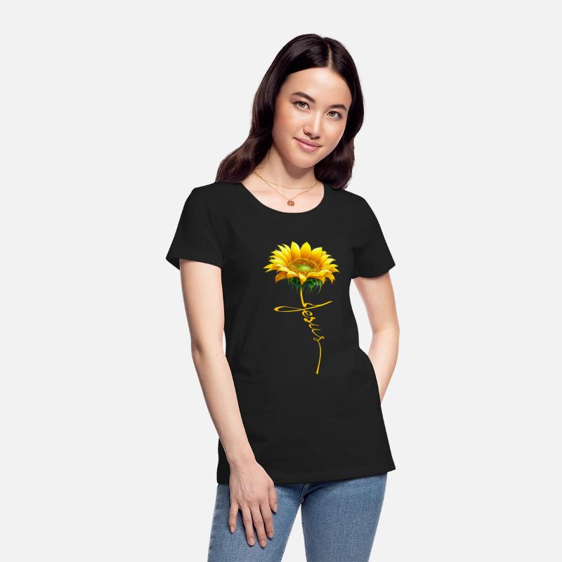 Jesus Sunflower Spiritual Christian Faith