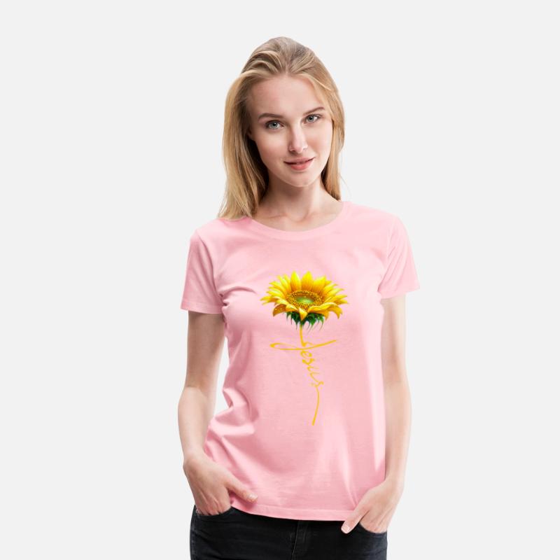 Jesus Sunflower Spiritual Christian Faith