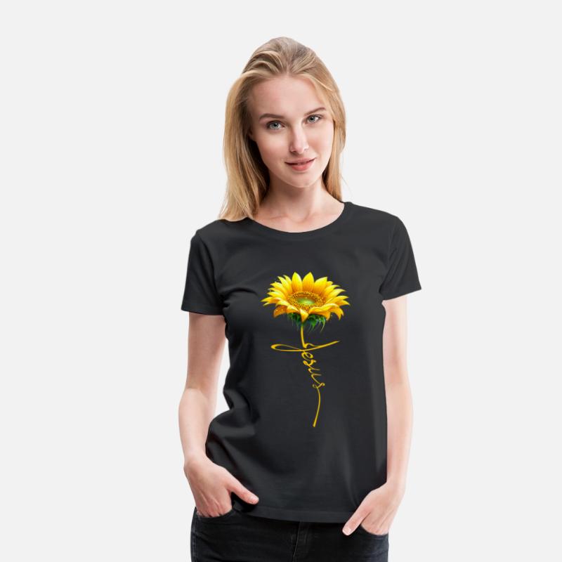 Jesus Sunflower Spiritual Christian Faith