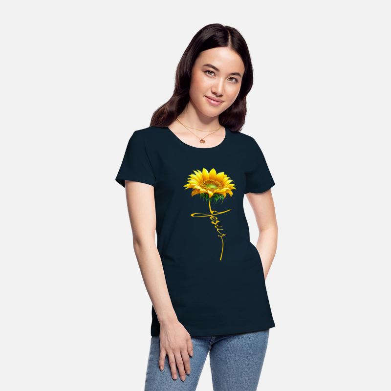 Jesus Sunflower Spiritual Christian Faith