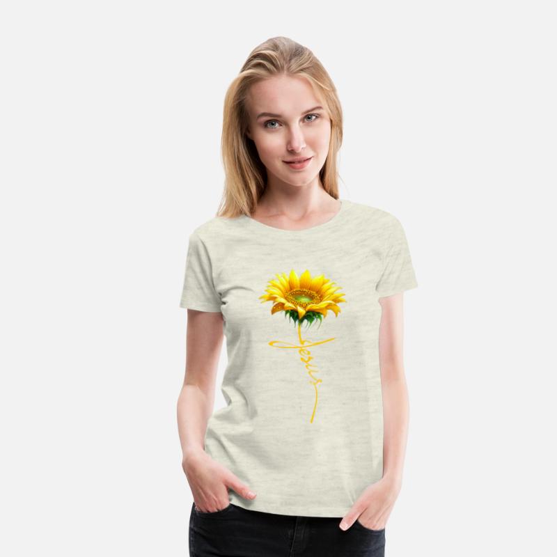 Jesus Sunflower Spiritual Christian Faith