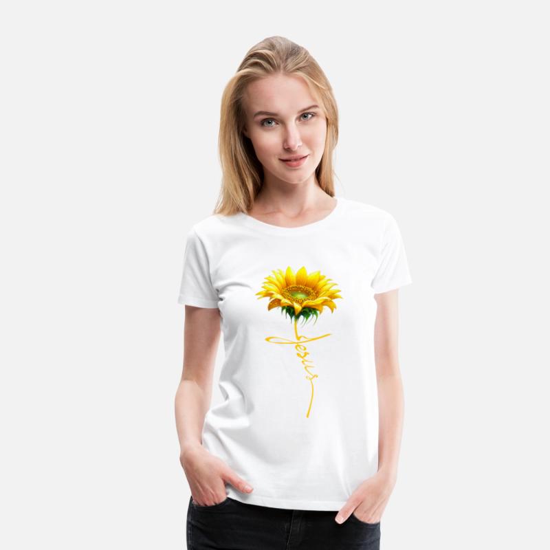 Jesus Sunflower Spiritual Christian Faith