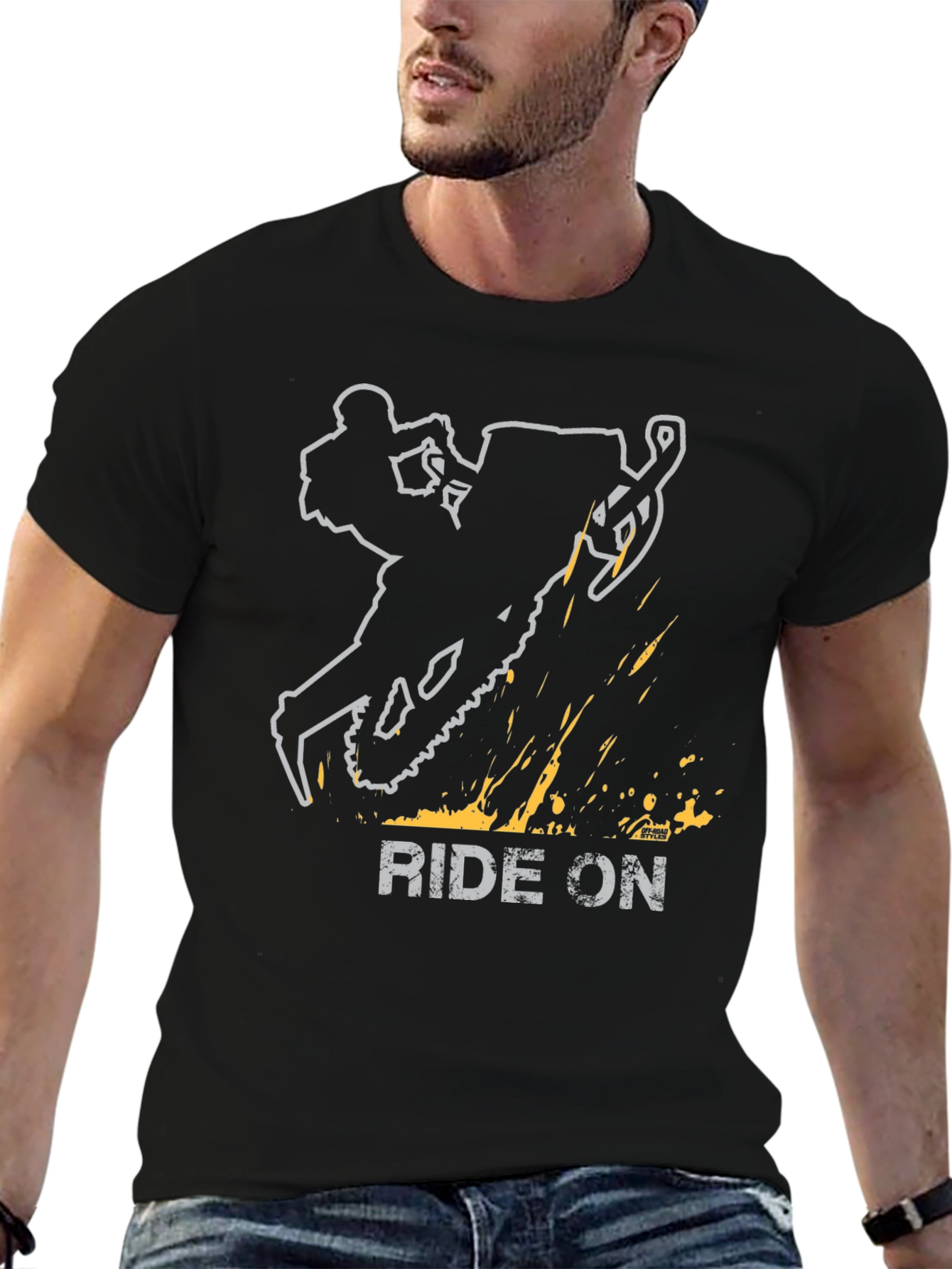 Ride On Snowmobile Graphic T-Shirt