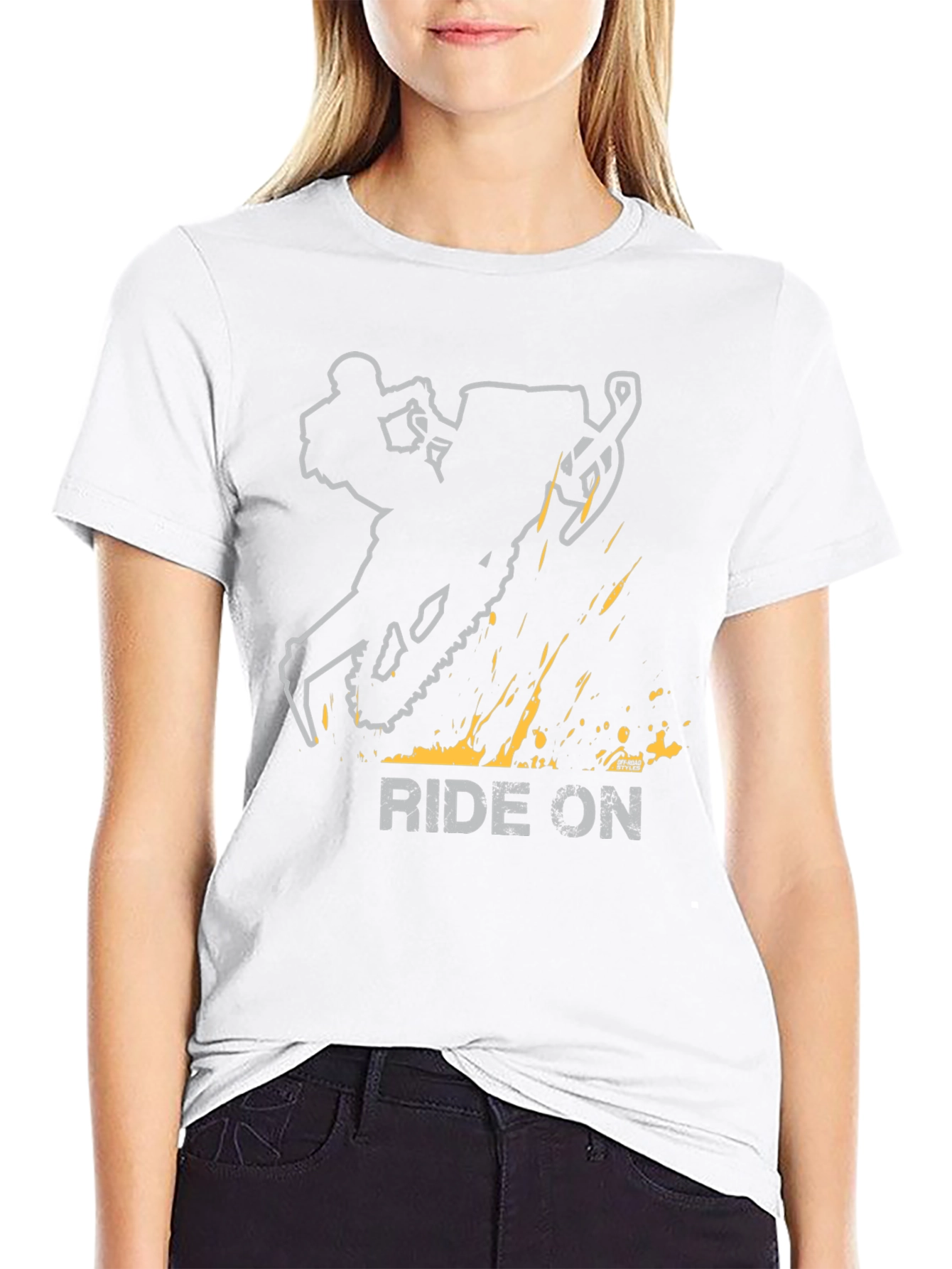 Ride On Snowmobile Graphic T-Shirt