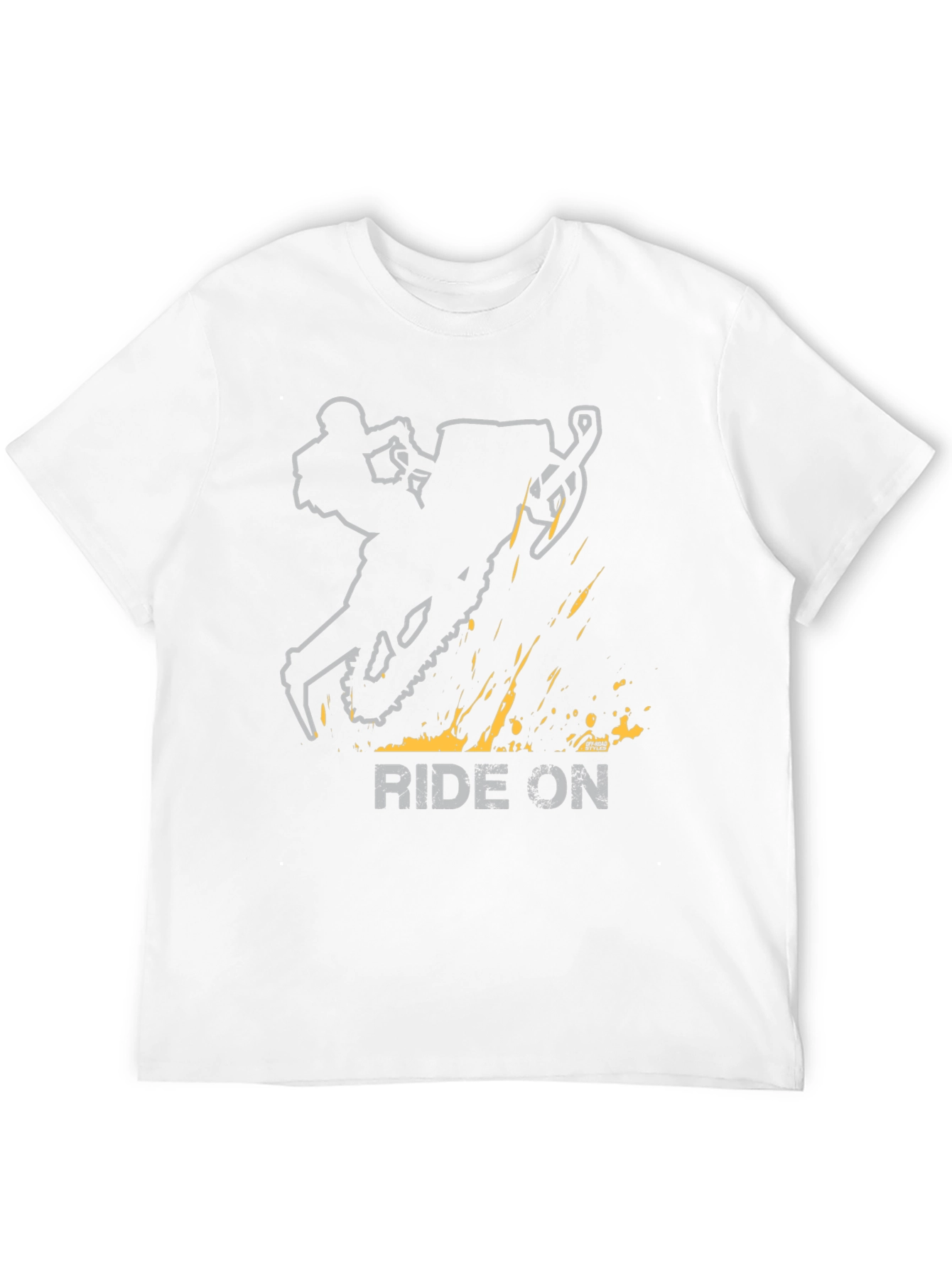 Ride On Snowmobile Graphic T-Shirt