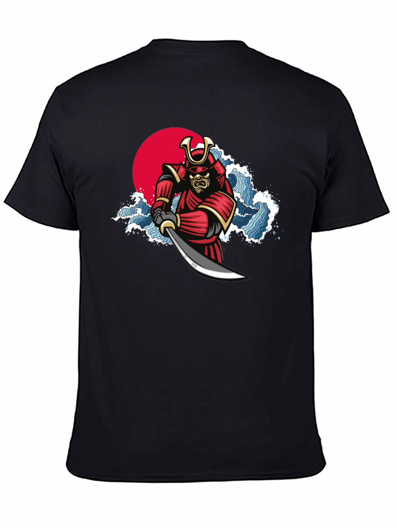 Samurai Warrior Graphic T-Shirt - Japanese Art Tee