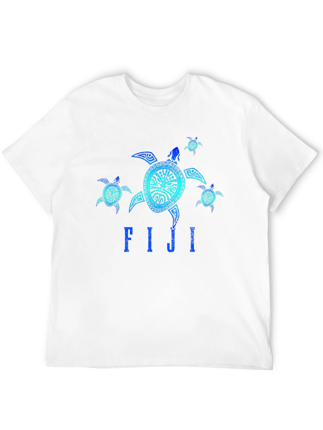 Fiji Turtle Graphic Black T-Shirt