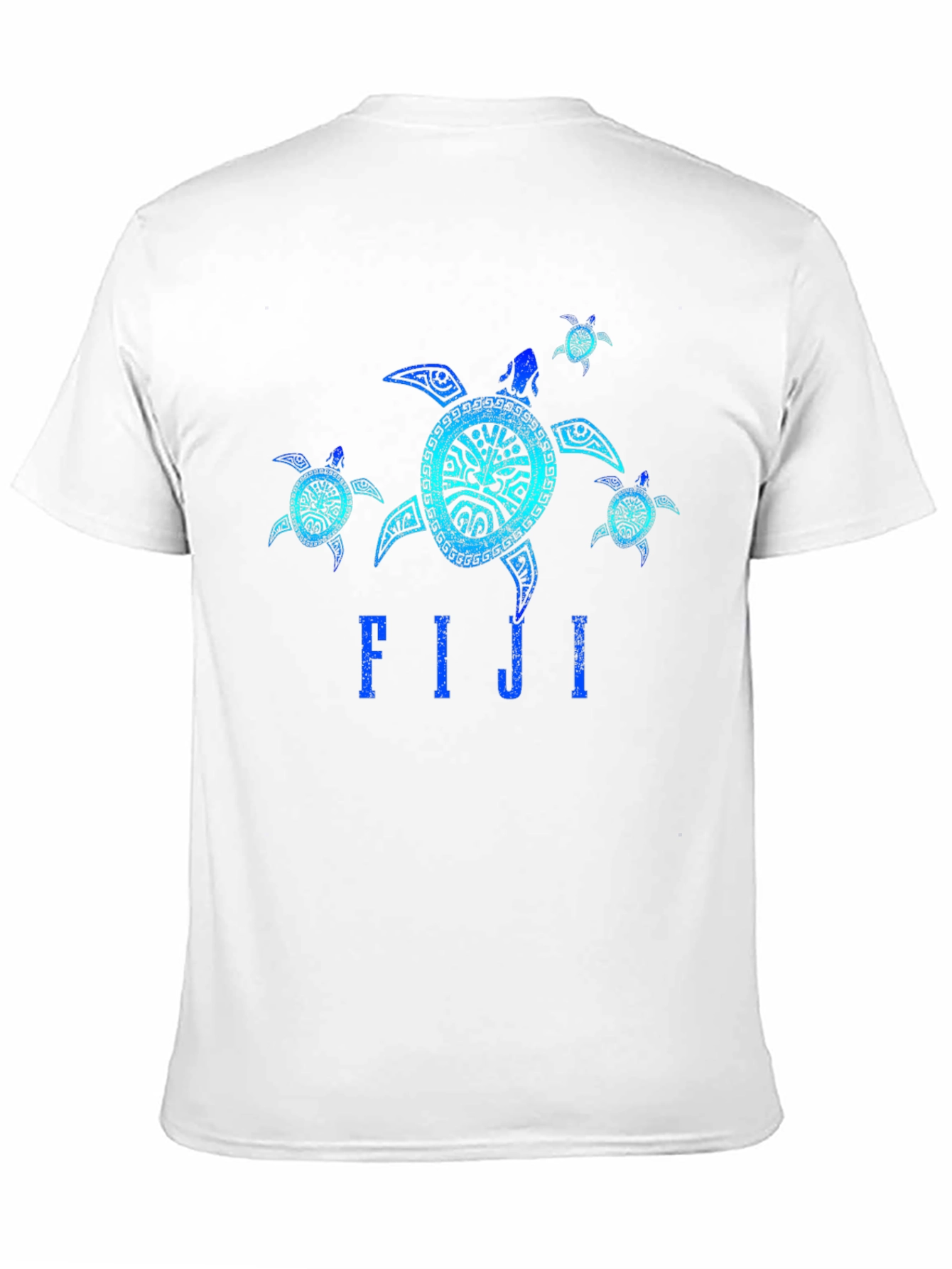 Fiji Turtle Graphic Black T-Shirt