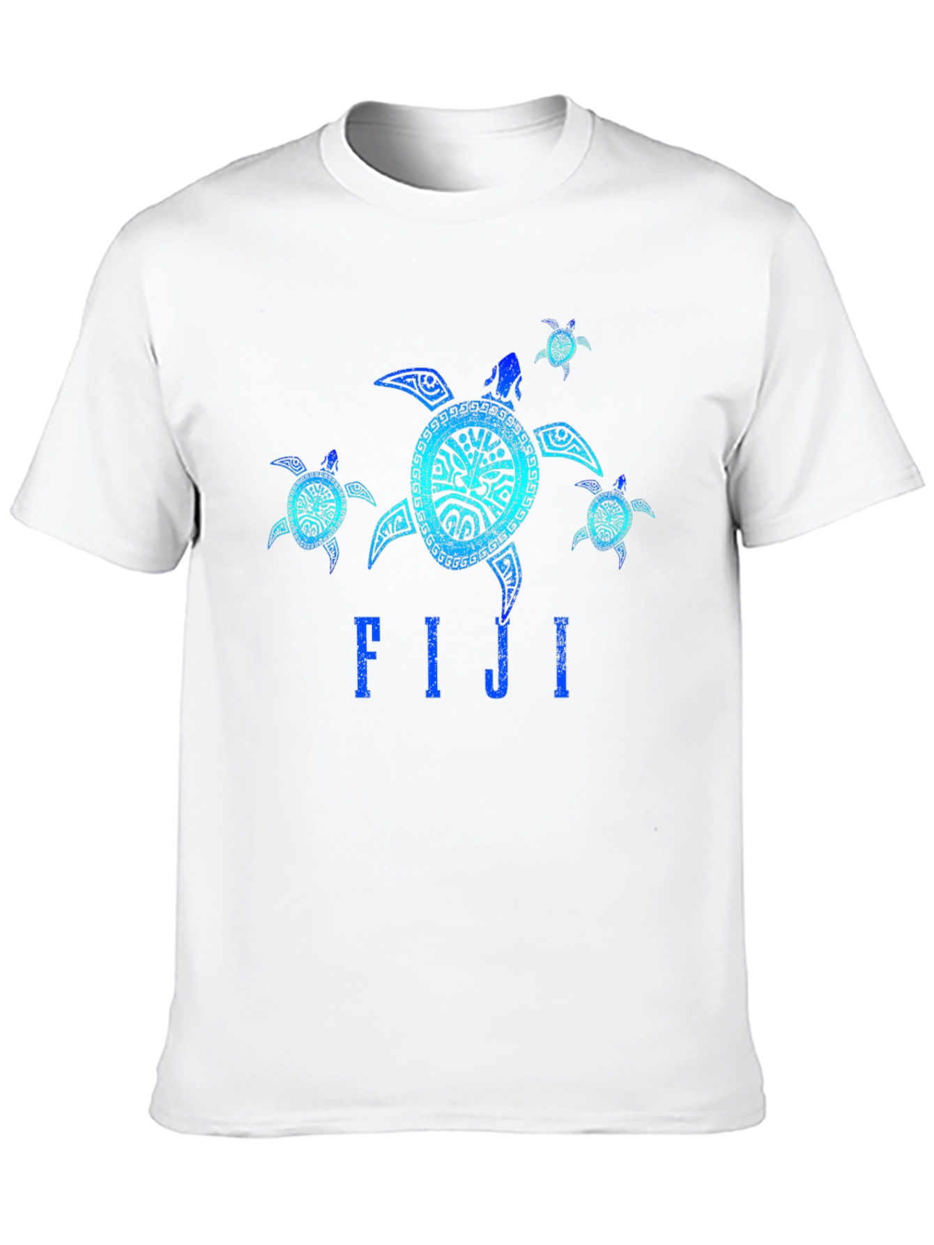 Fiji Turtle Graphic Black T-Shirt