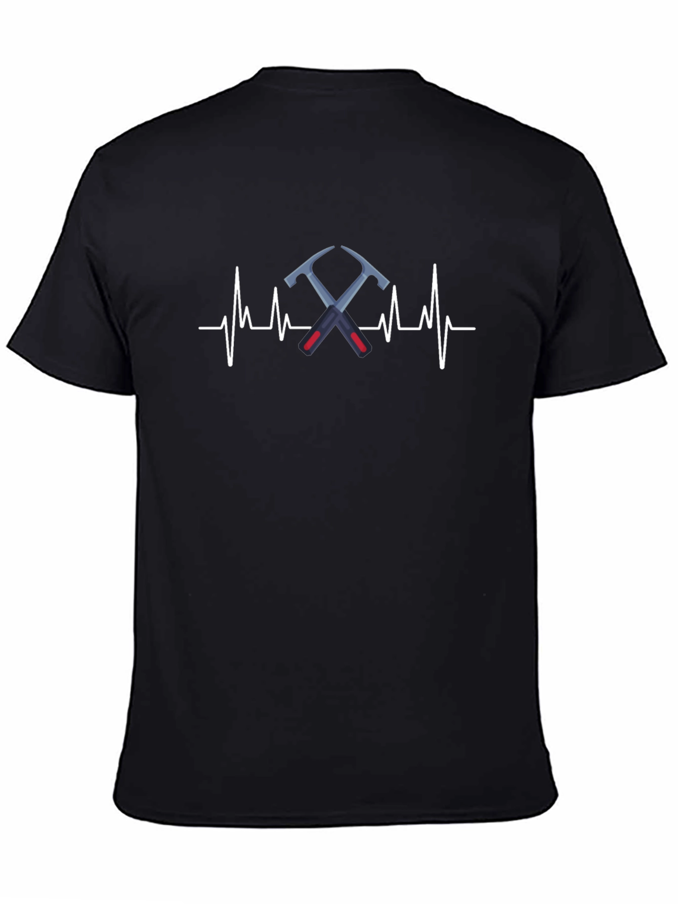 Pickaxe Heartbeat T-Shirt - Rock Climbing & Geology