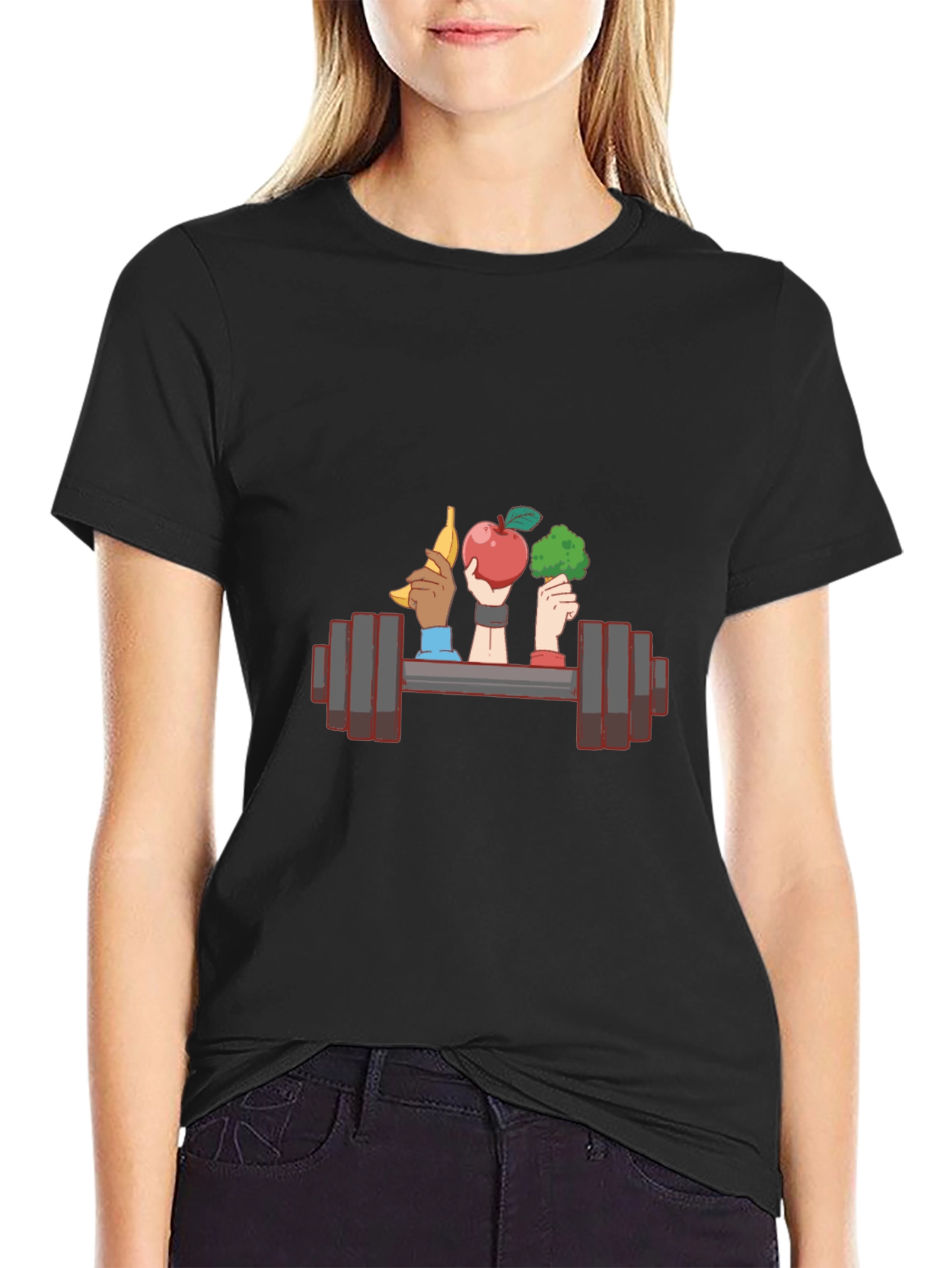 Fitness & Nutrition T-Shirt - Gym and Healthy Eating