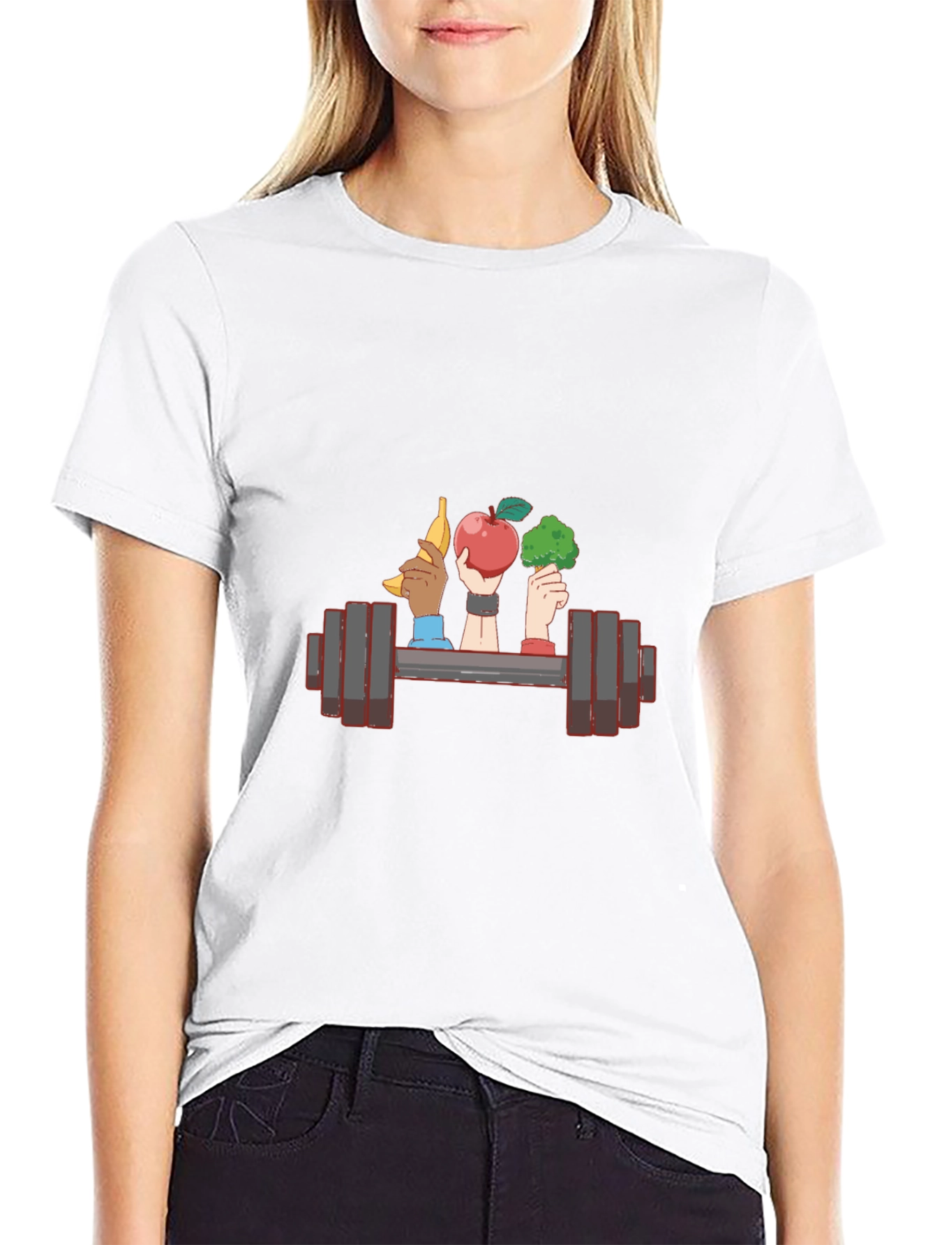 Fitness & Nutrition T-Shirt - Gym and Healthy Eating