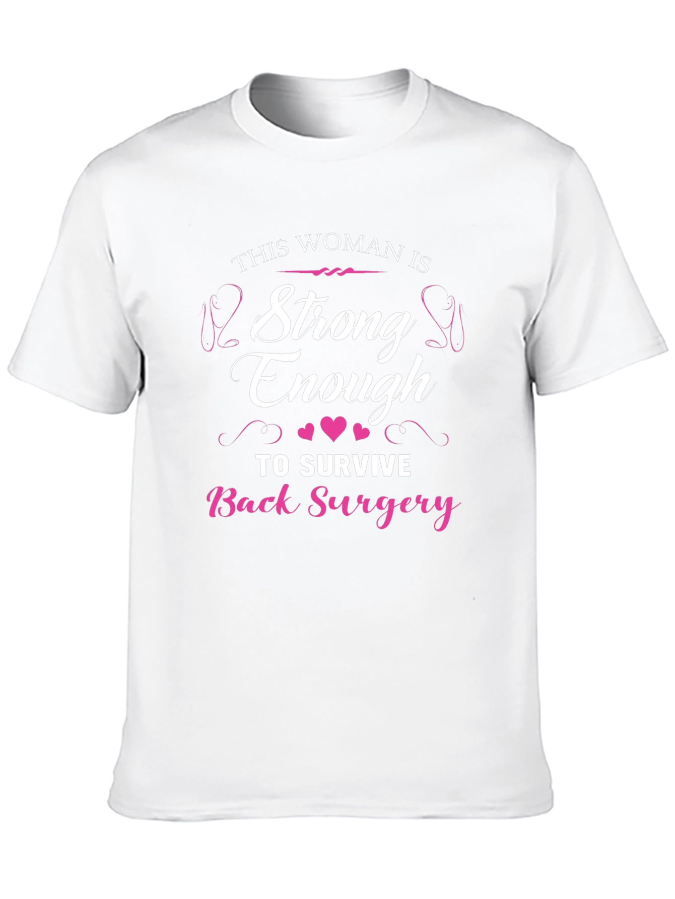 Strong Woman Back Surgery Recovery T-Shirt