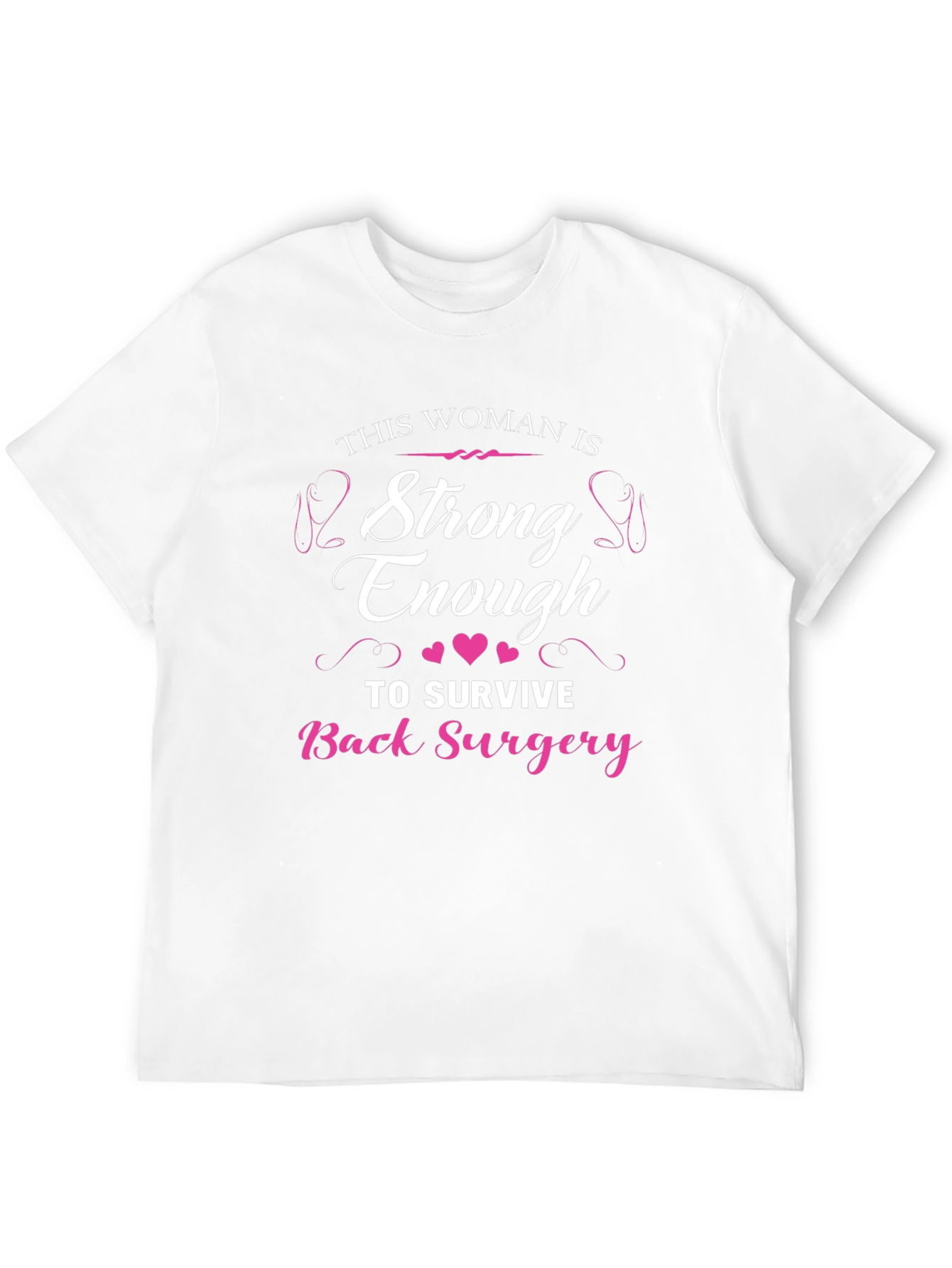 Strong Woman Back Surgery Recovery T-Shirt