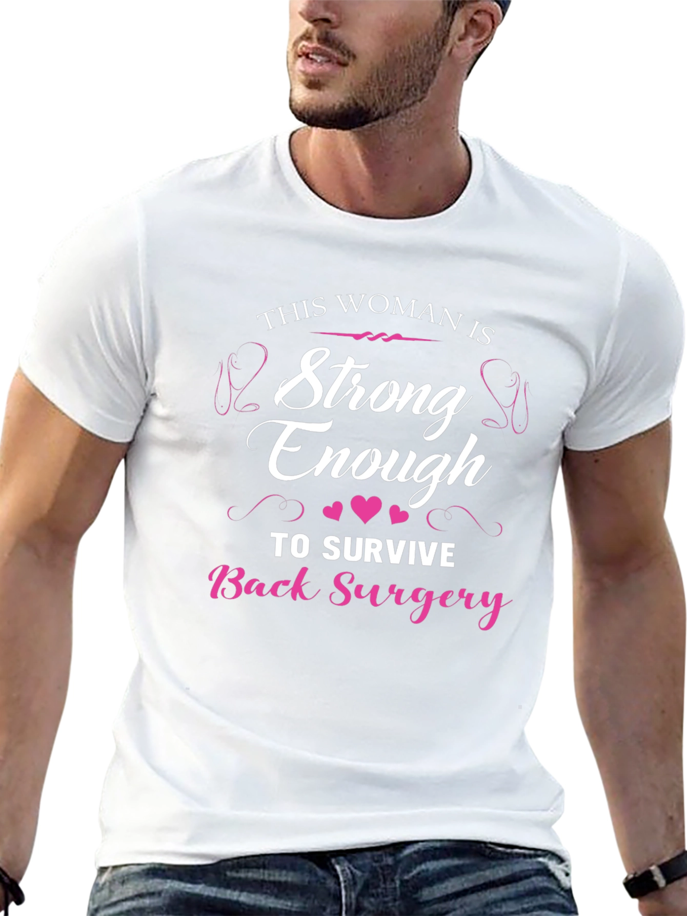 Strong Woman Back Surgery Recovery T-Shirt