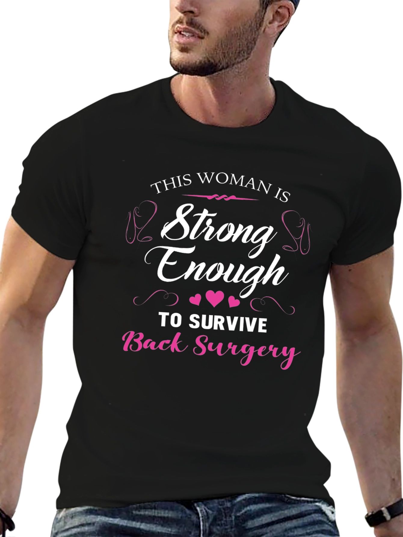 Strong Woman Back Surgery Recovery T-Shirt