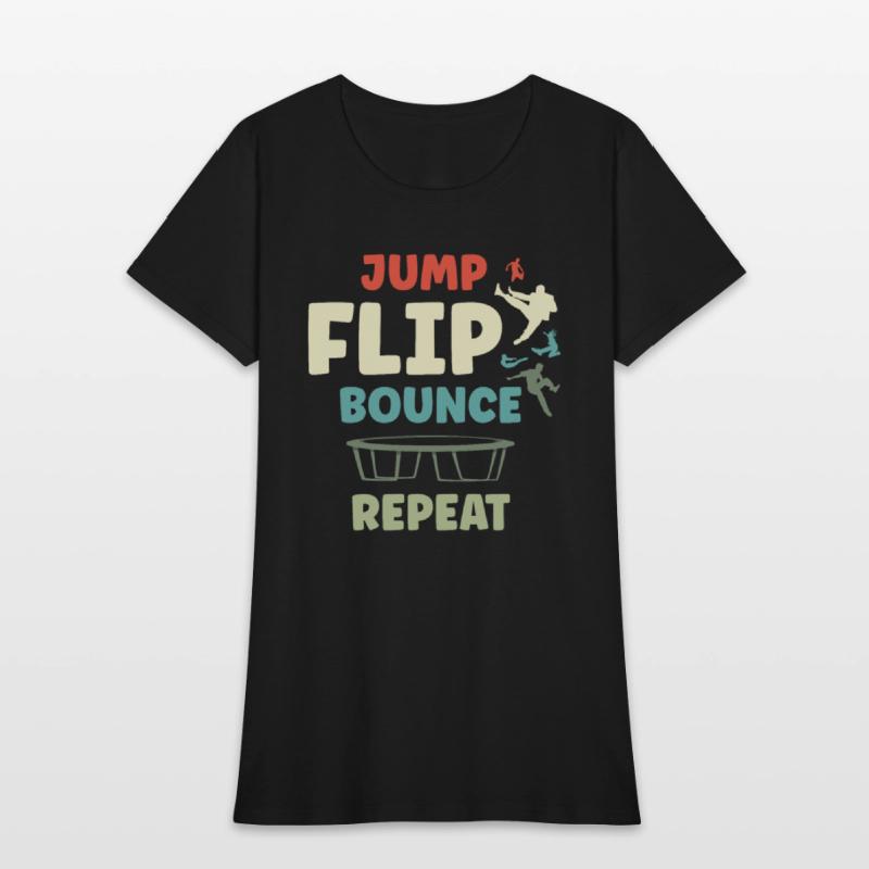 Jump Flip Bounce Repeat Trampoliner Trampoline