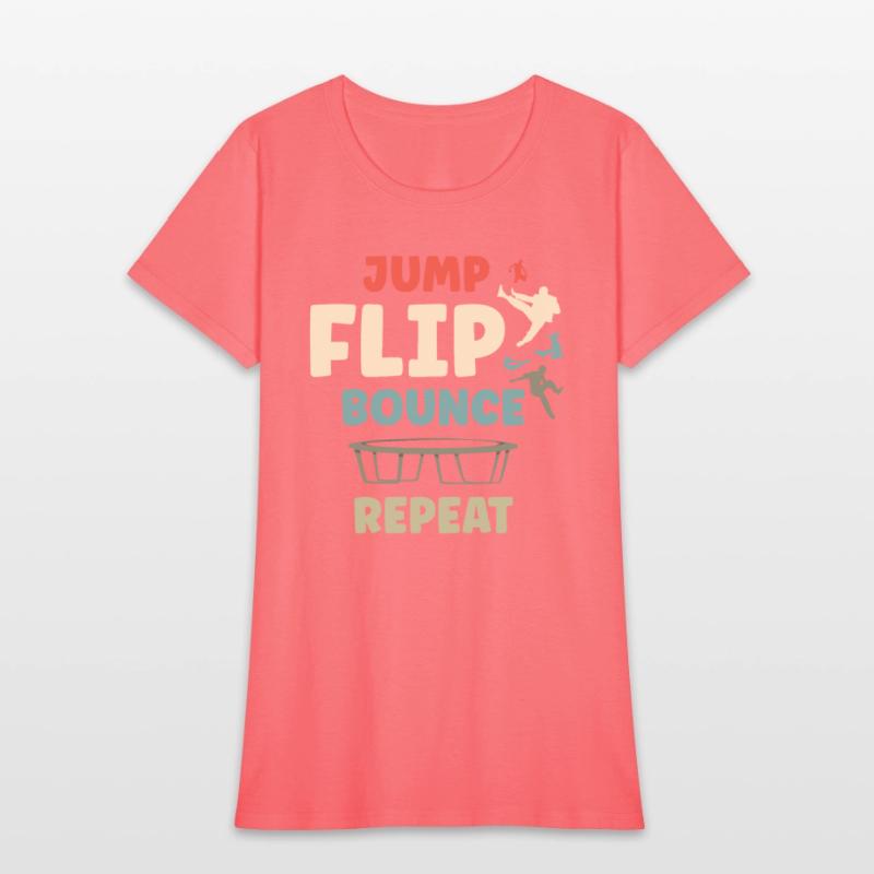 Jump Flip Bounce Repeat Trampoliner Trampoline